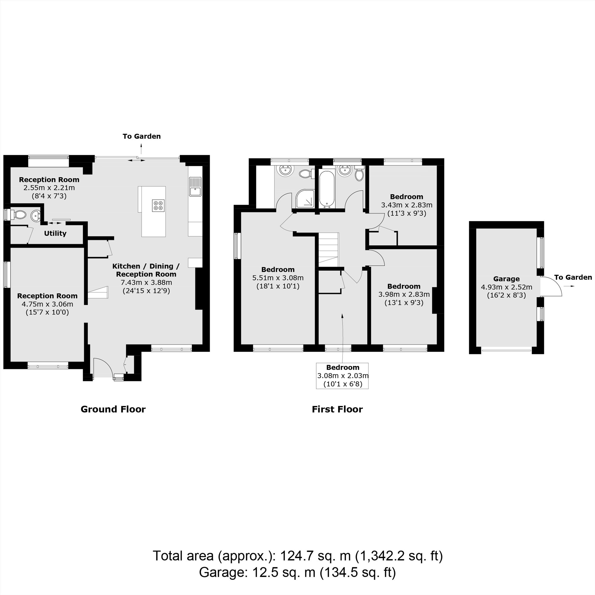 54, Wordsworth Road, Hampton floorplan