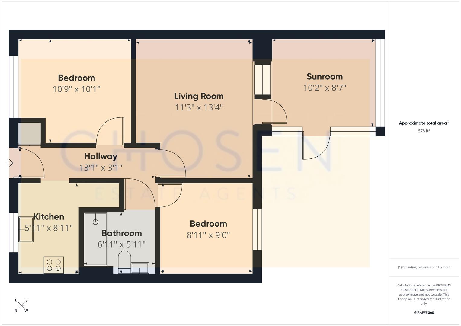 3, Marleyfield Close, Gloucester floorplan