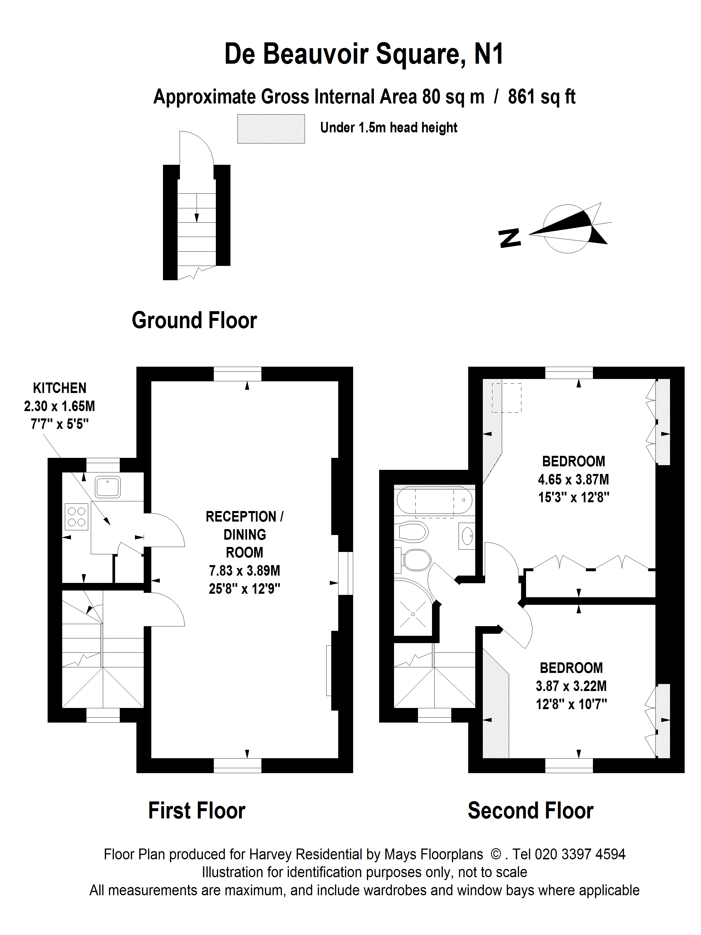 De Beauvoir Square, Islington N1, 2 bedroom for sale