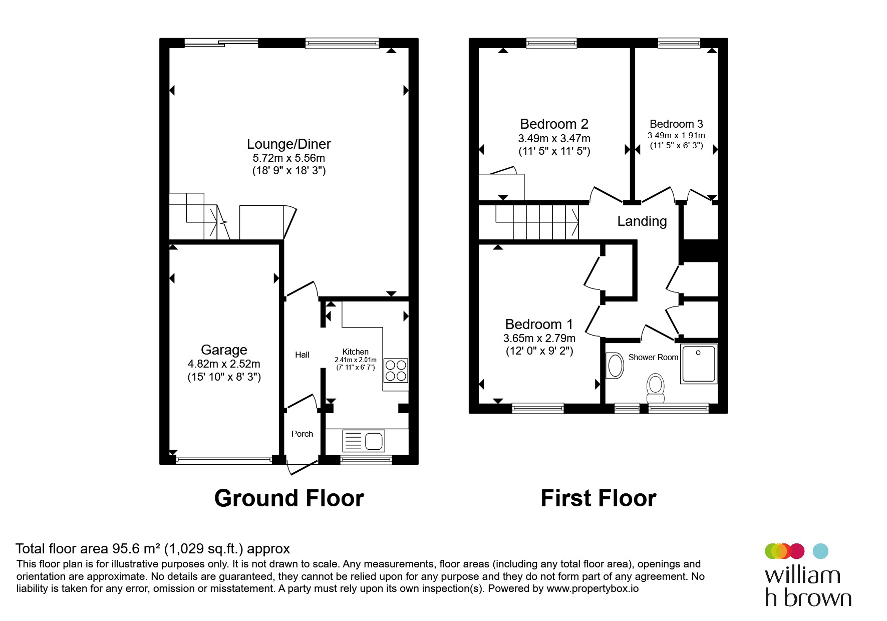 82, Heathgate, Hertford floorplan