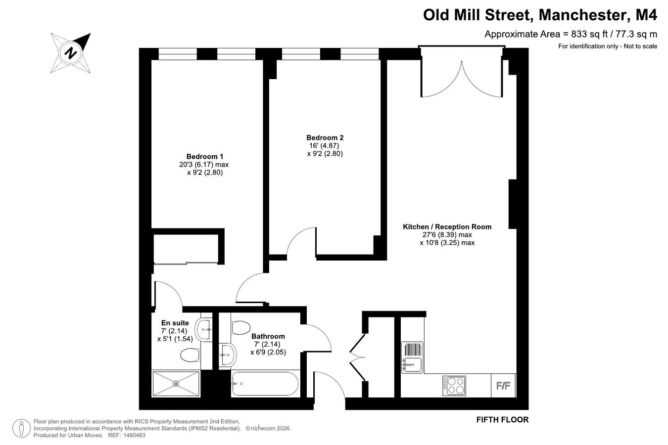 503, William Sutton Building, Manchester floorplan