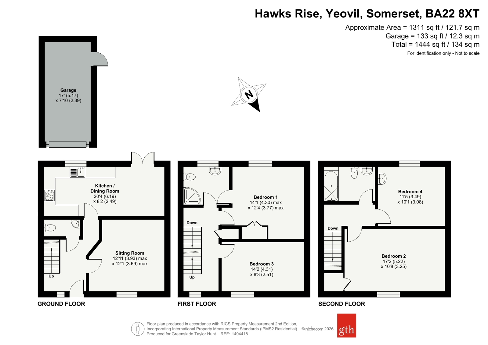 44, Hawks Rise, Somerset floorplan