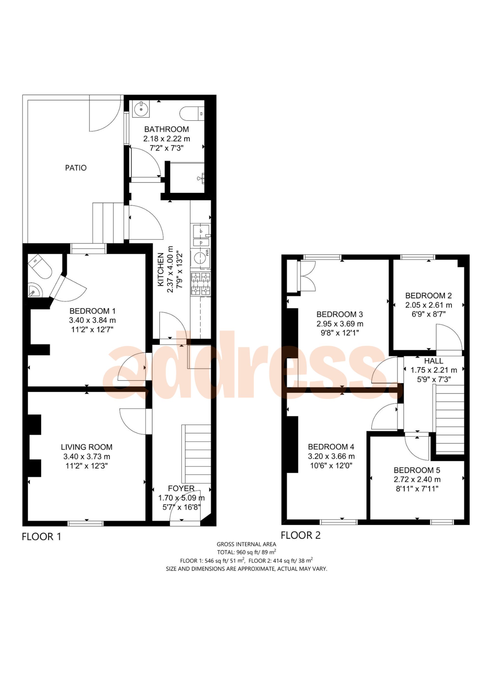 13 Sydney Road, Chester floorplan