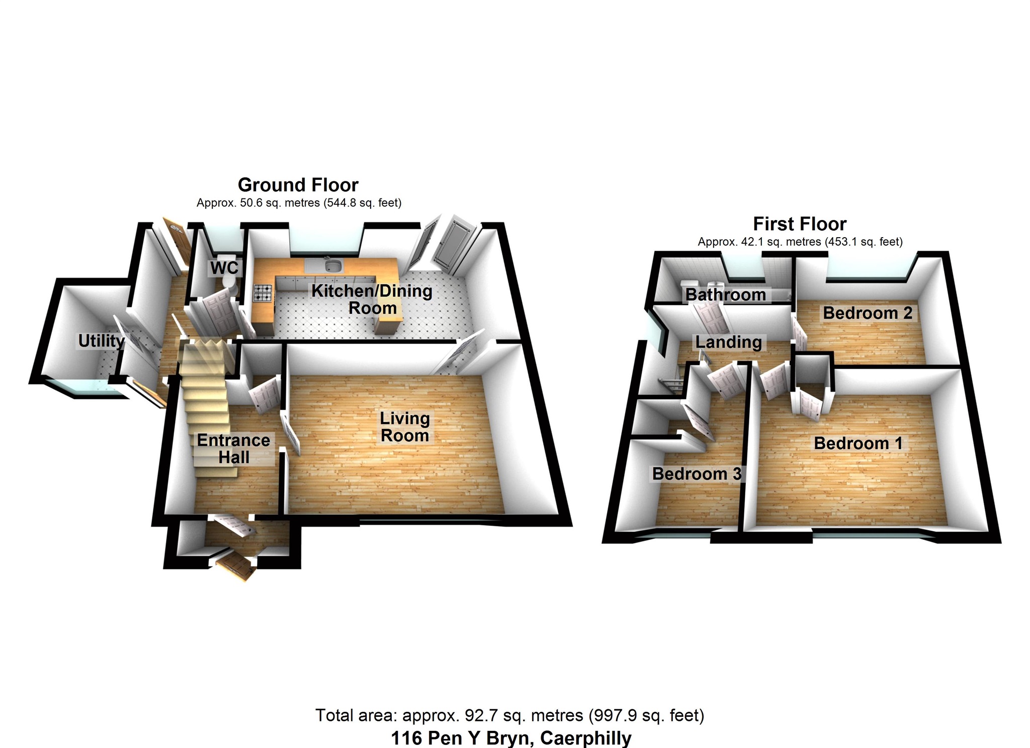 3 Bedrooms Semi-detached house for sale in Pen-Y-Bryn, Caerphilly CF83