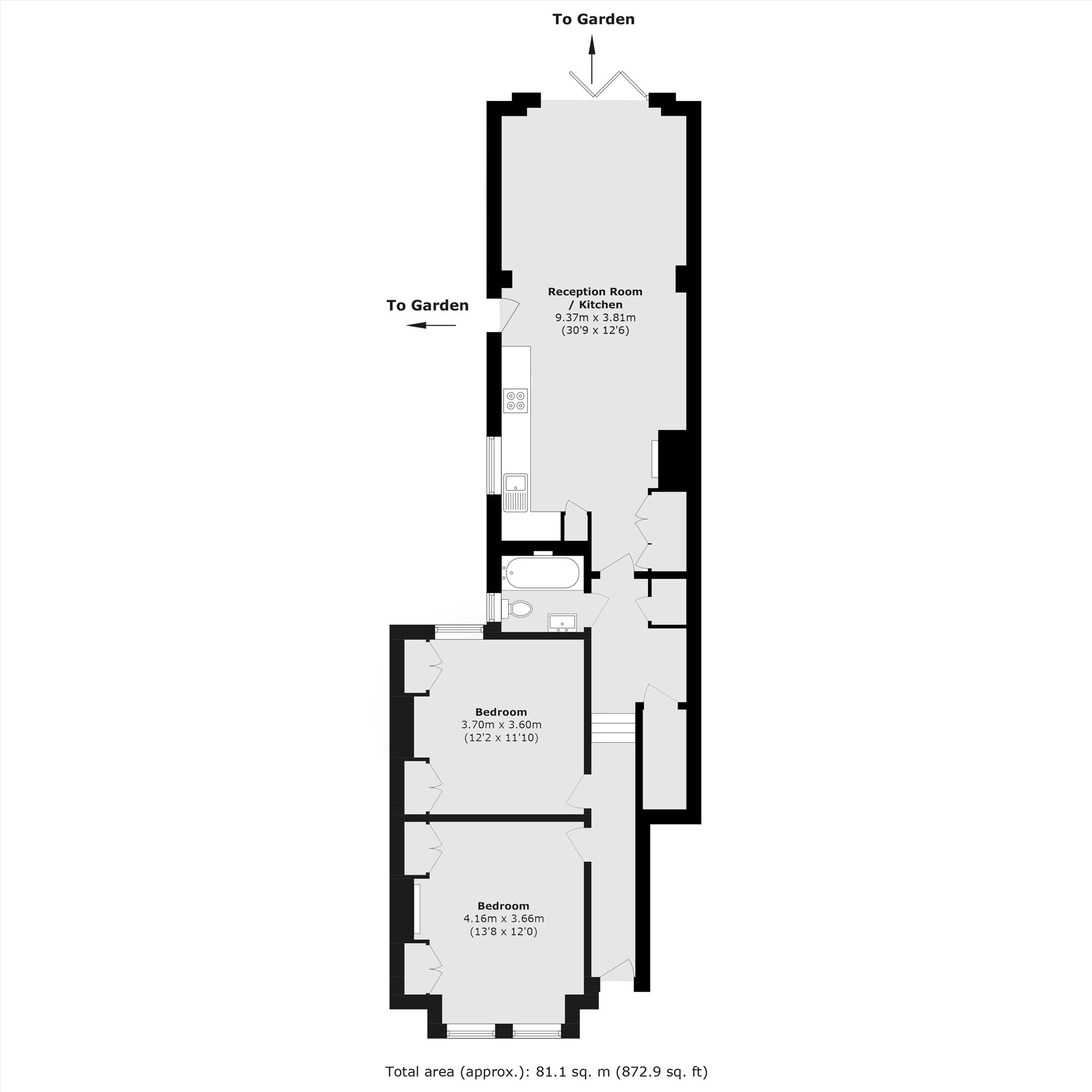 13, Moring Road, London floorplan