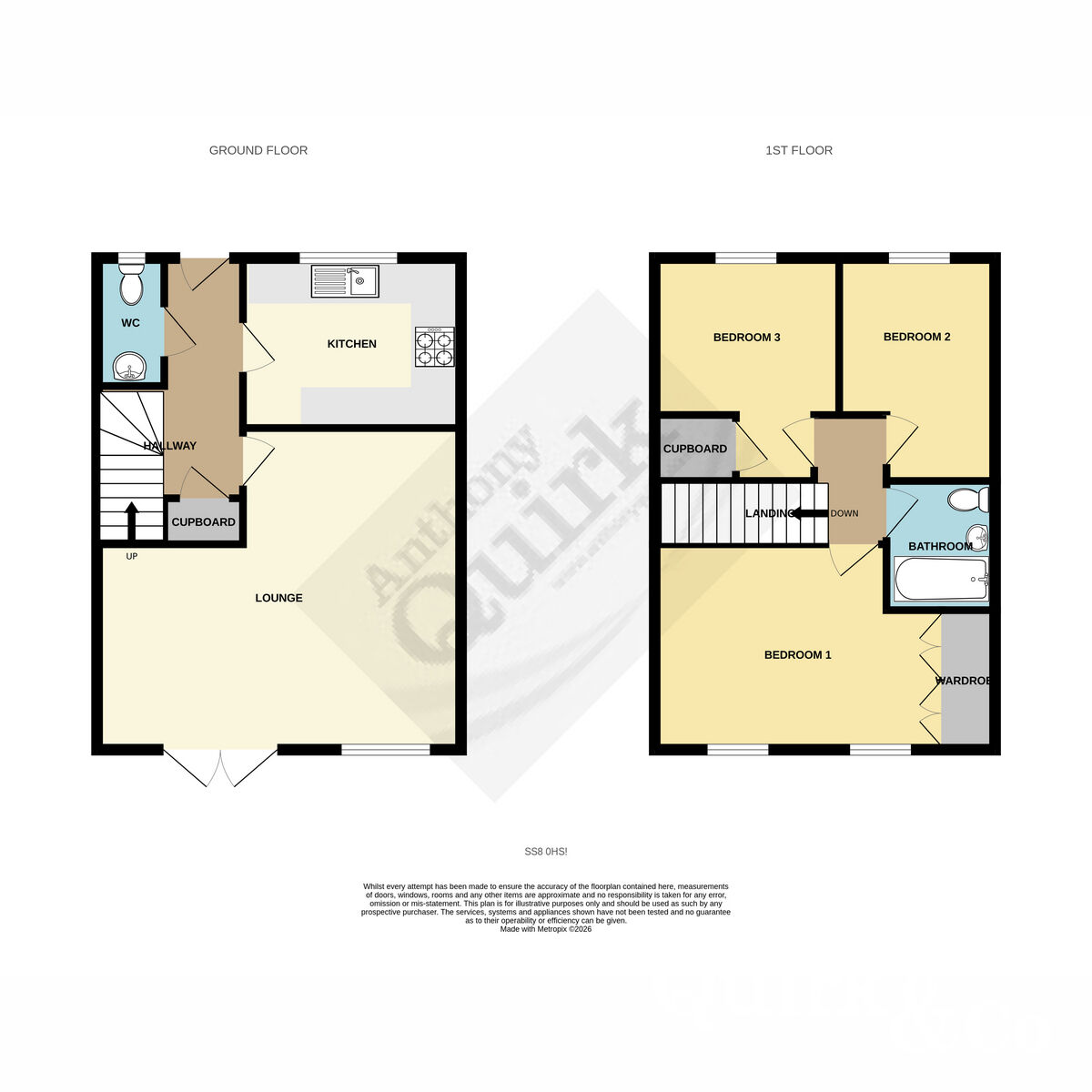 12, Lavender Mews, Canvey Island floorplan