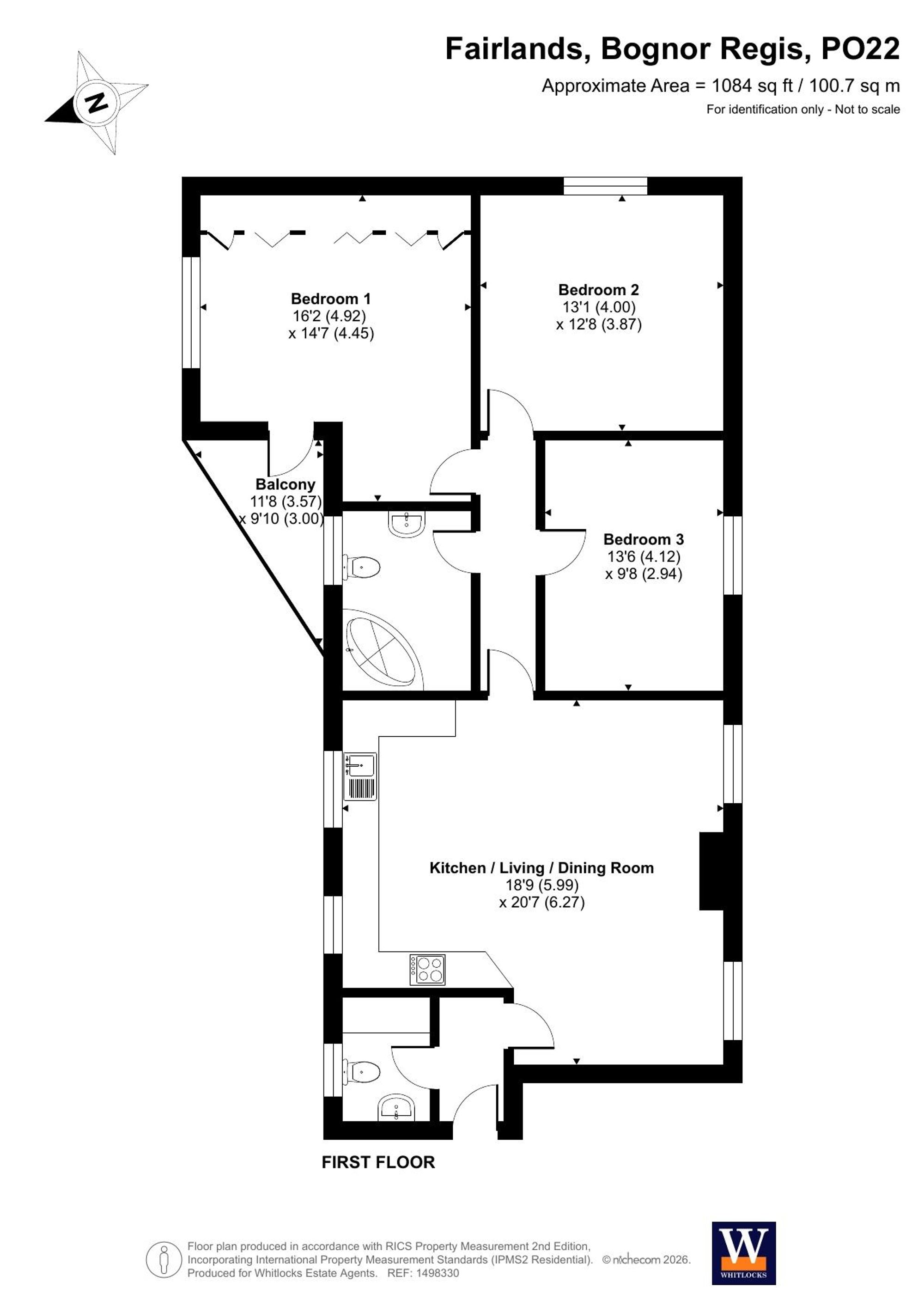 2a Fairlands, Bognor Regis floorplan