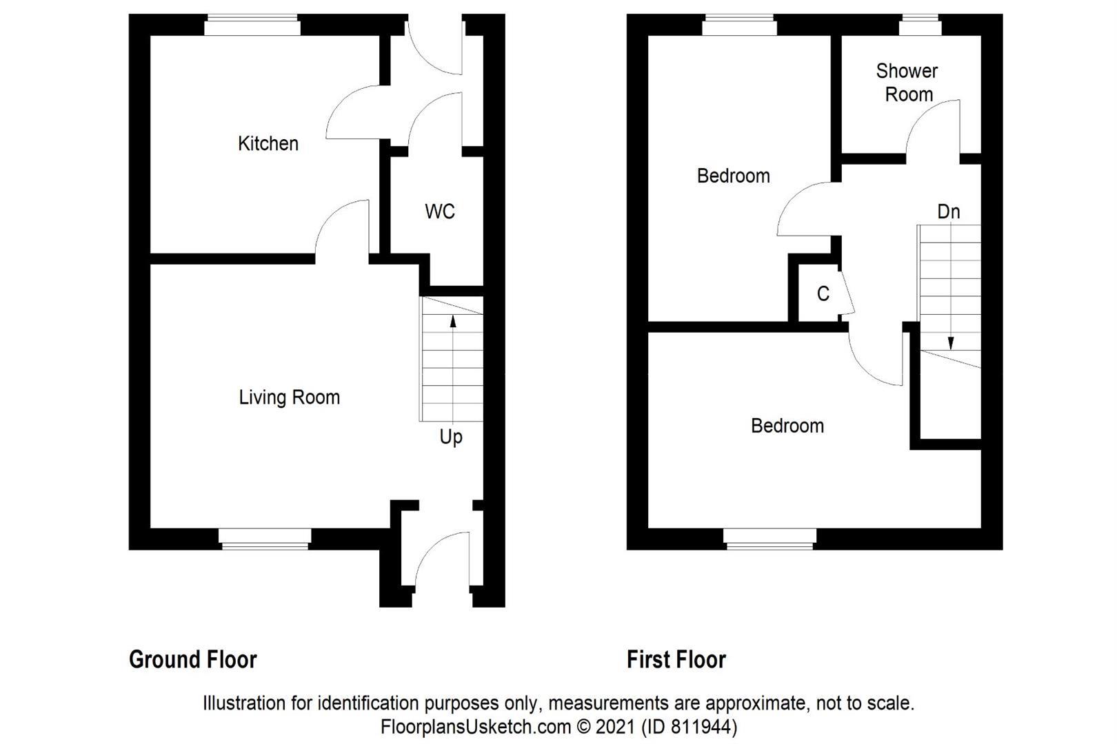 Lochty Drive, Kinglassie, Lochgelly KY5, 2 bedroom terraced house for sale 64120689
