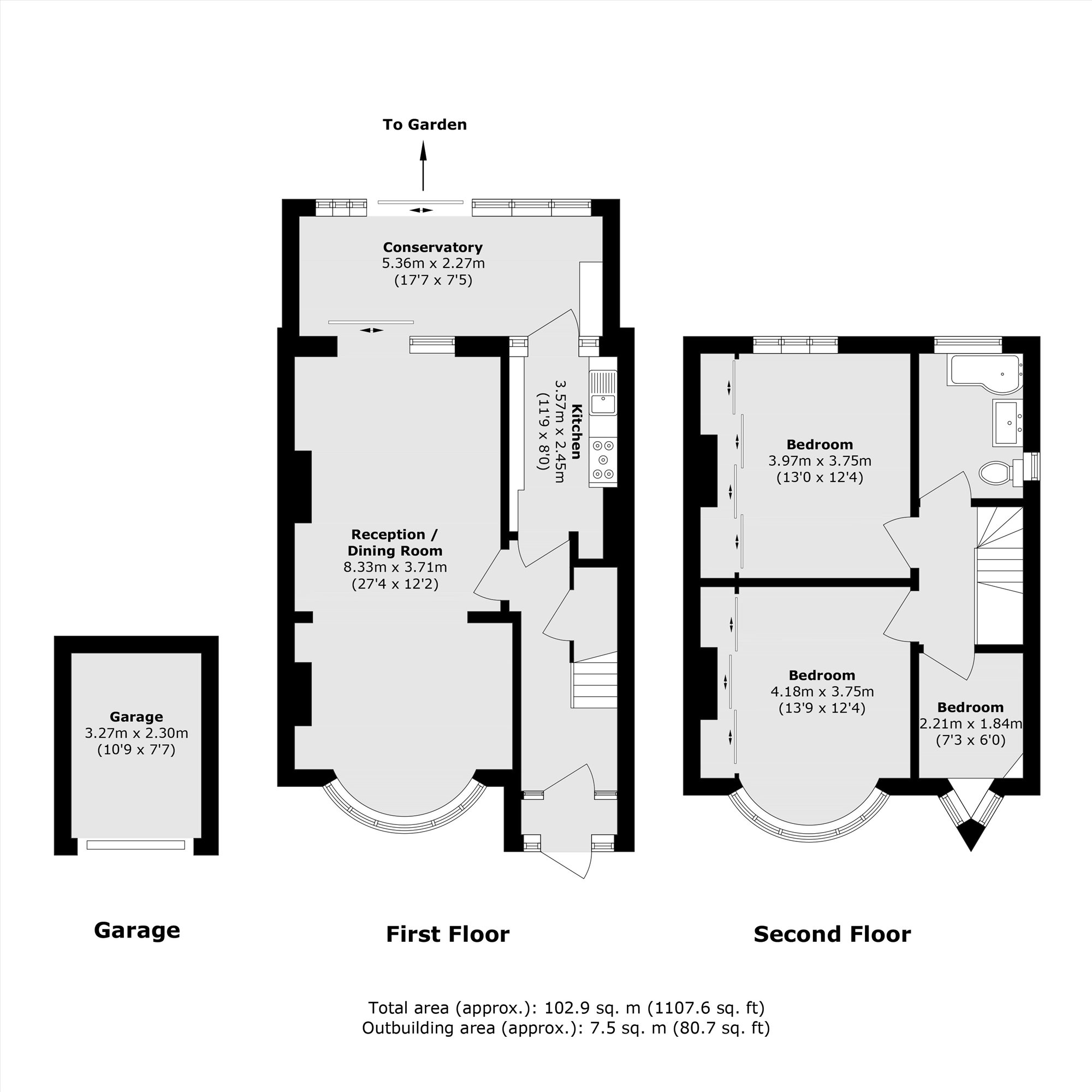 102, Wricklemarsh Road, London floorplan
