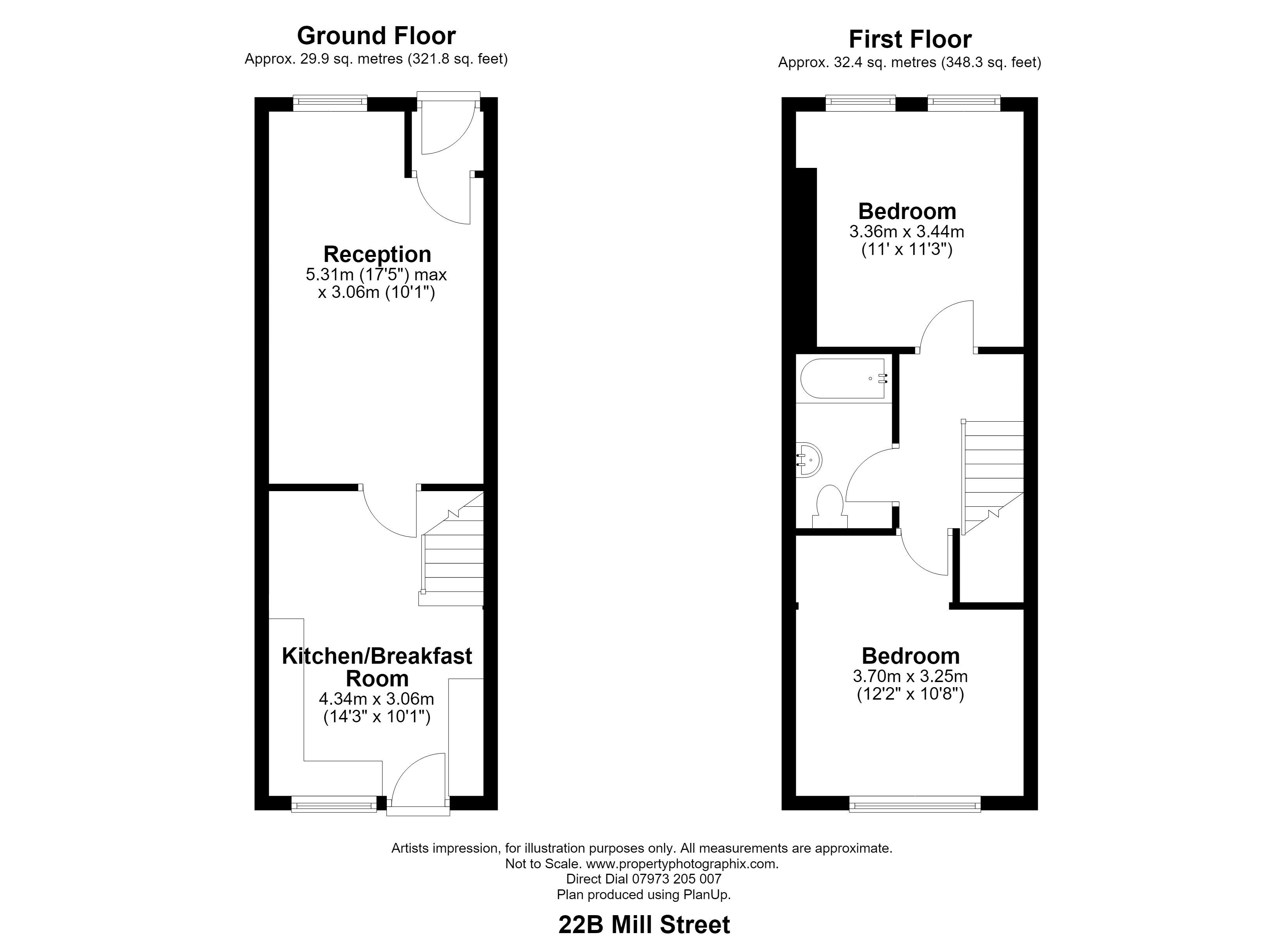 Holly Cottage, 22B Mill Street, Wem floorplan