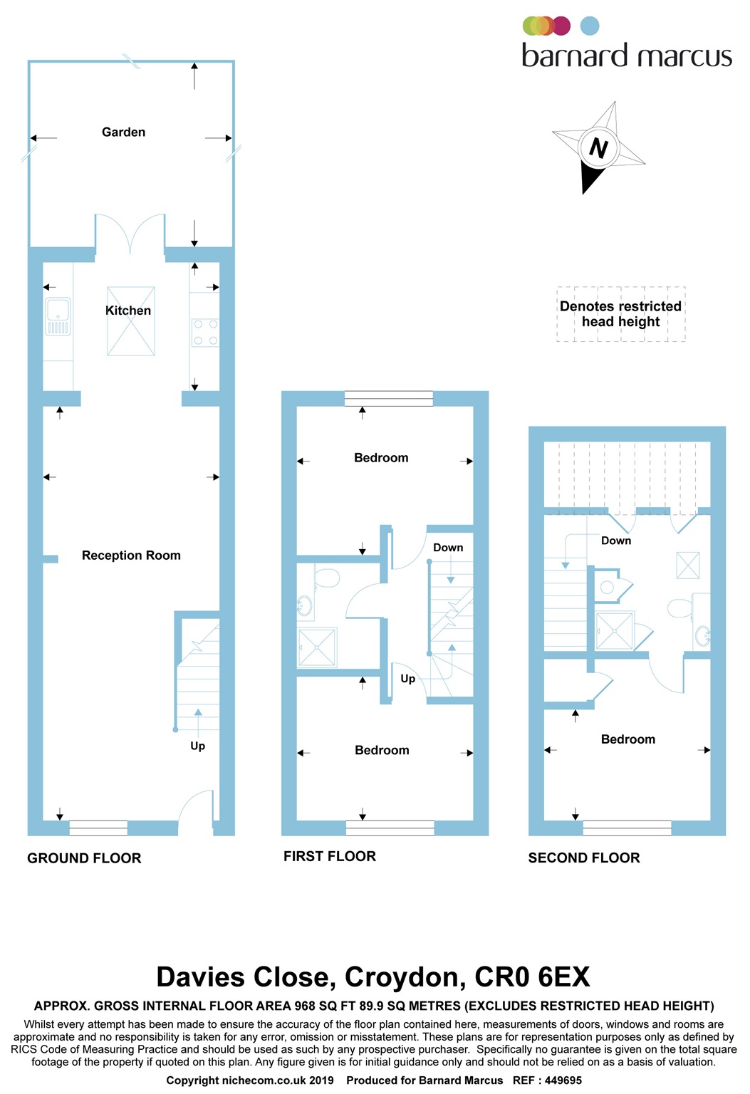 3 Bedrooms Terraced house for sale in Davies Close, Croydon CR0