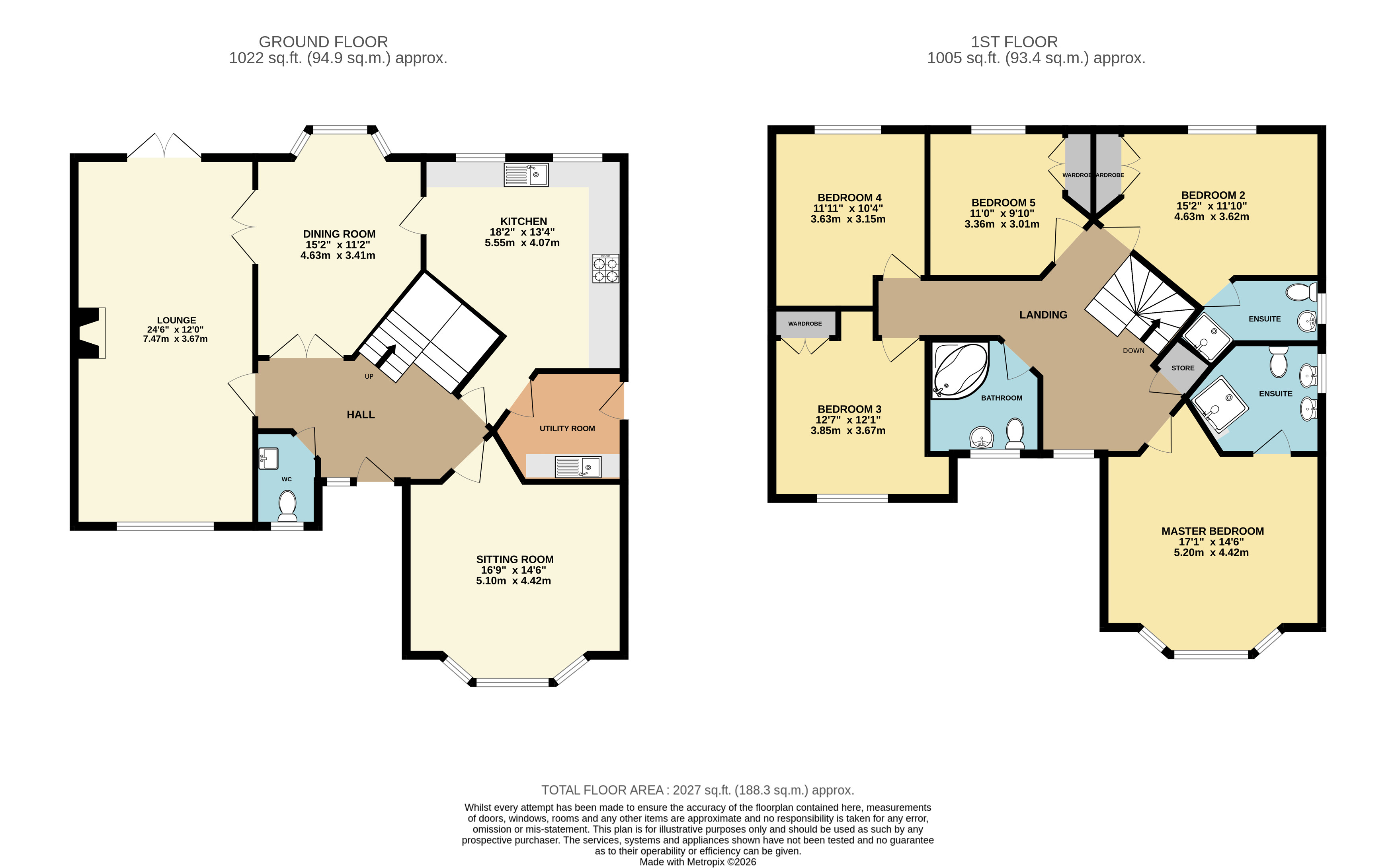 22, Rowe Close, Devon floorplan