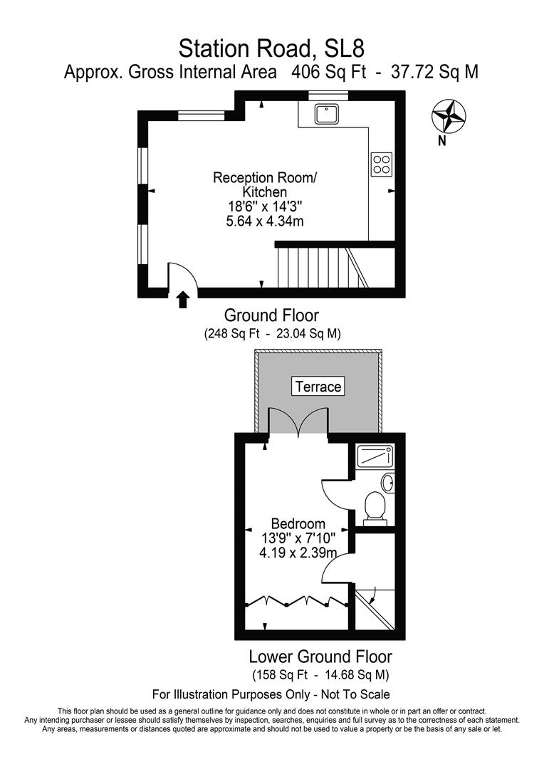 1 St Marks House, Station Road, Bourne End floorplan