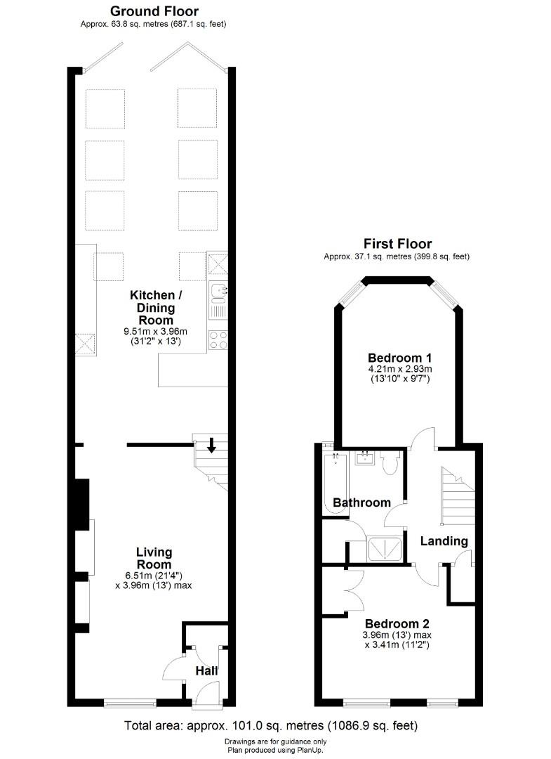 46, Huntingdon Road, Cambridge floorplan