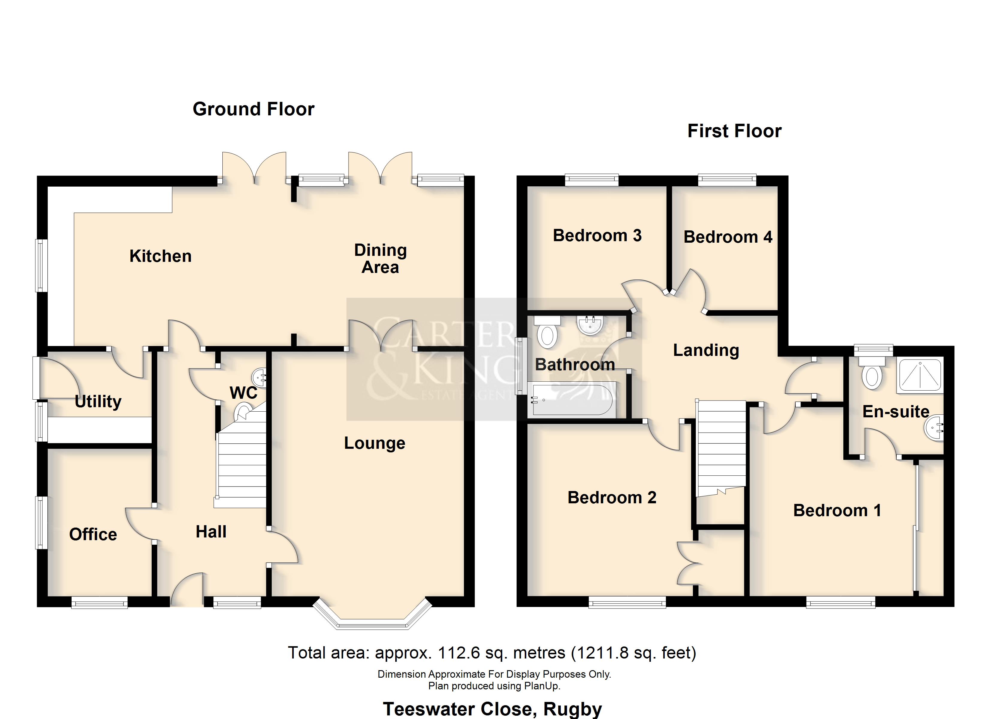 52, Teeswater Close, Rugby floorplan