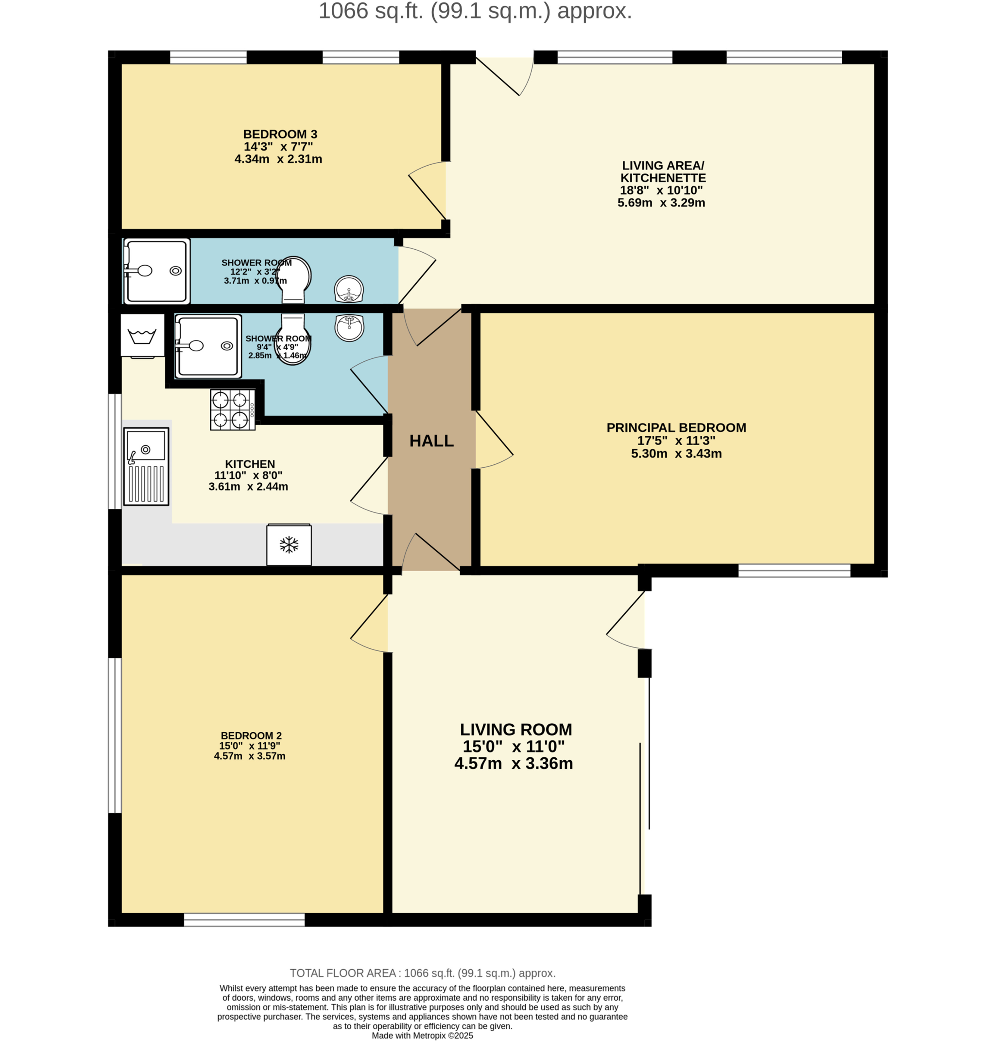 Pebbles, Alderney floorplan