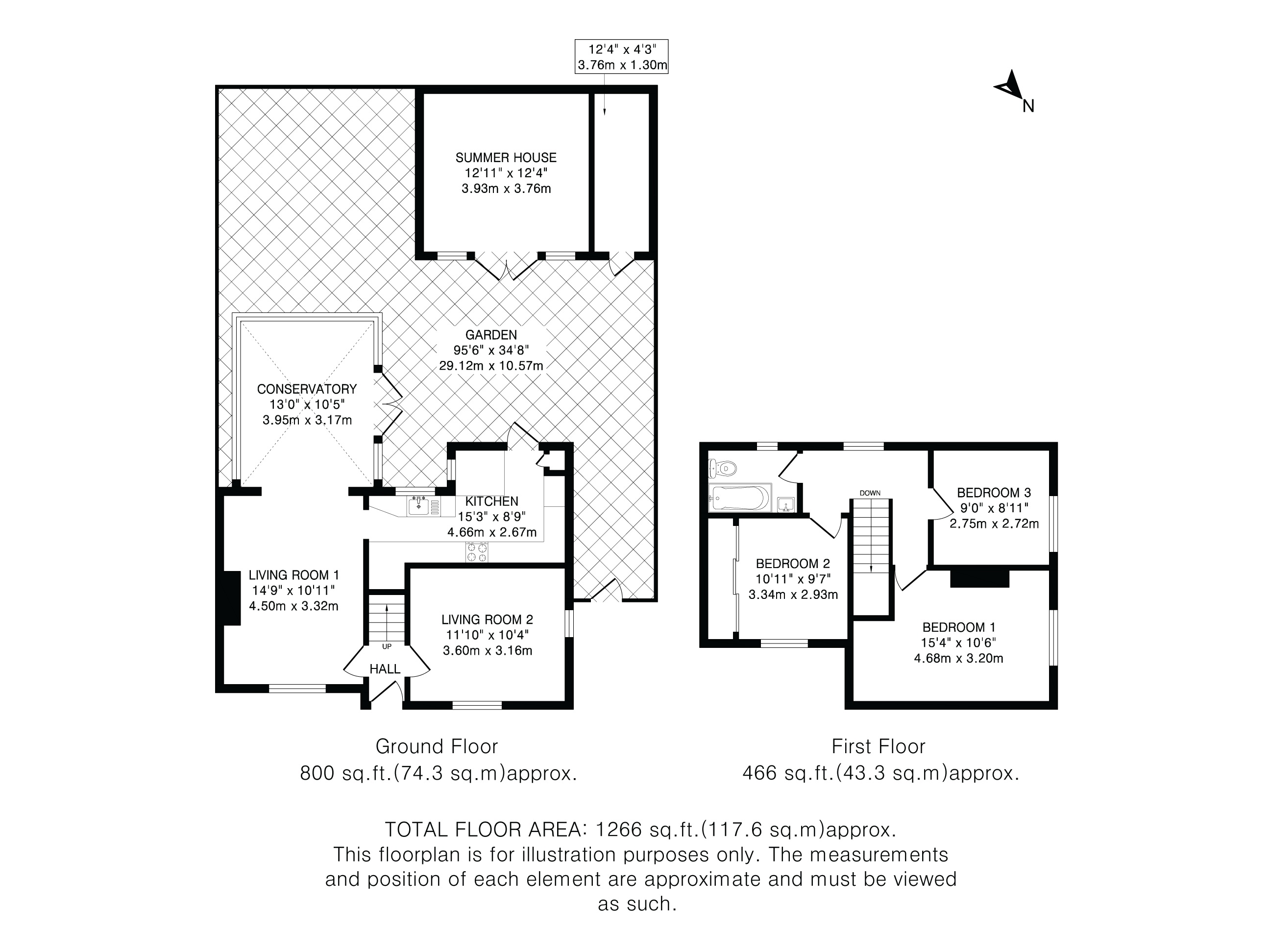 52, Cecil Crescent, Hatfield floorplan