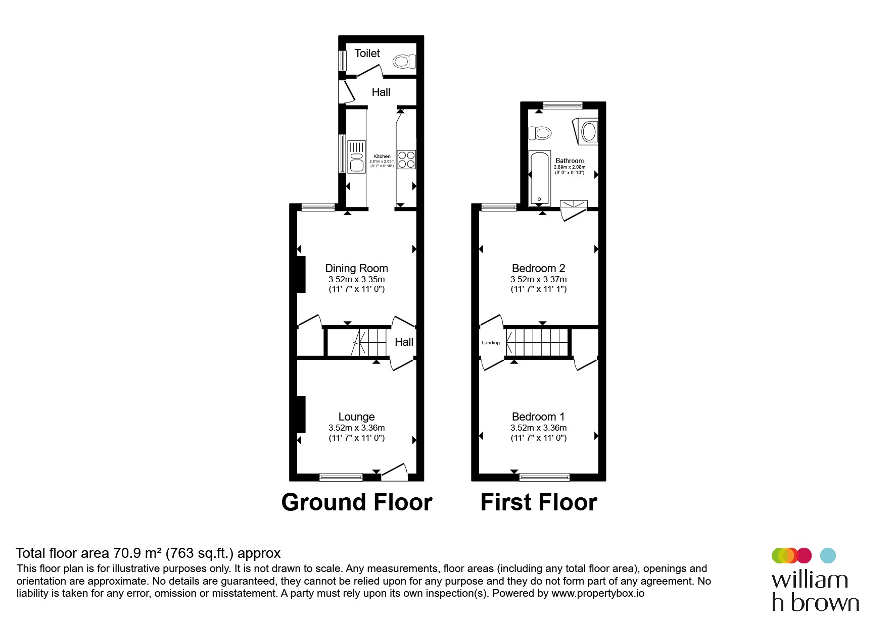 72, Roman Road, LOWESTOFT floorplan