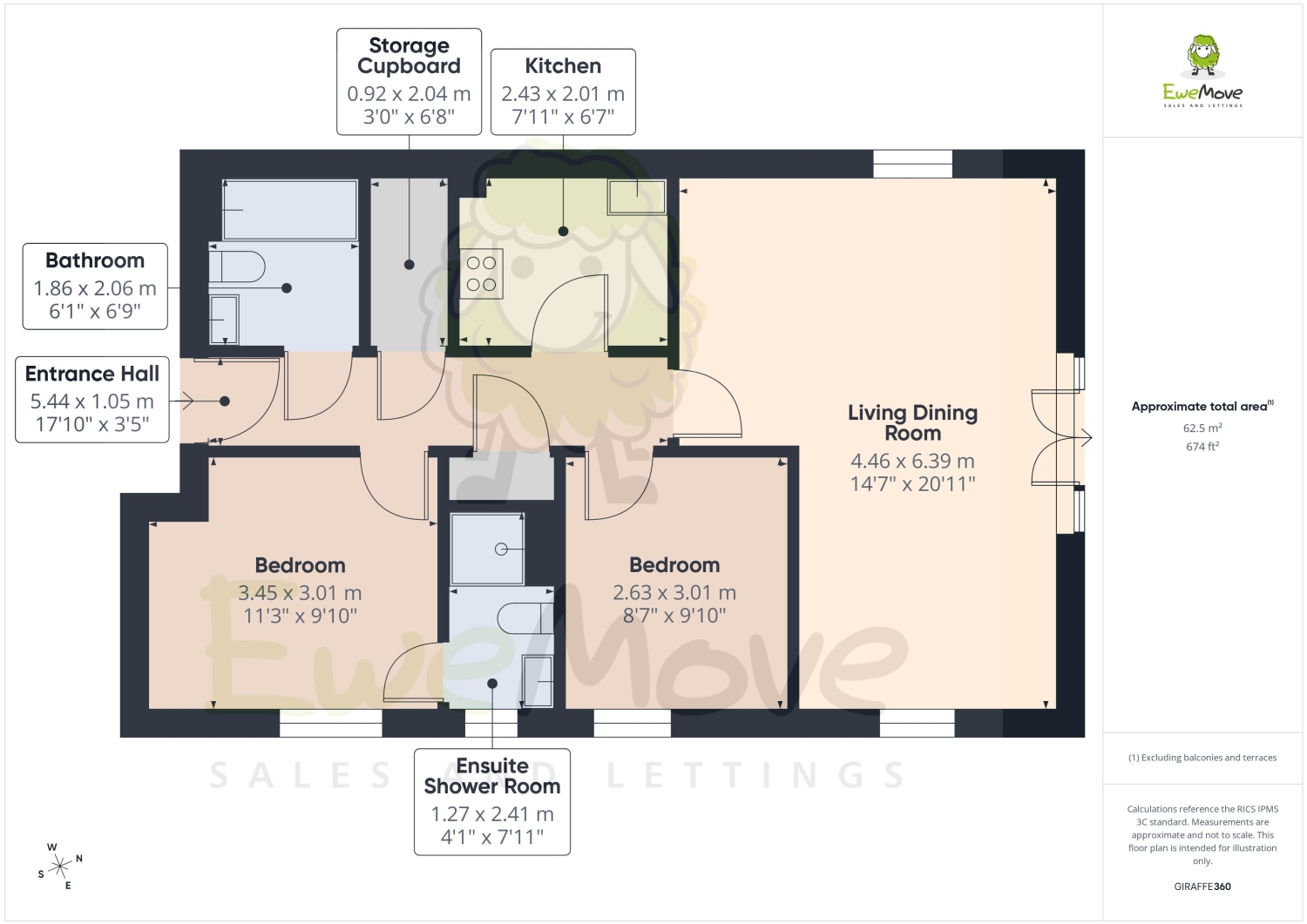 Flat 11, Tucano Court, Silver Streak Way, Rochester floorplan