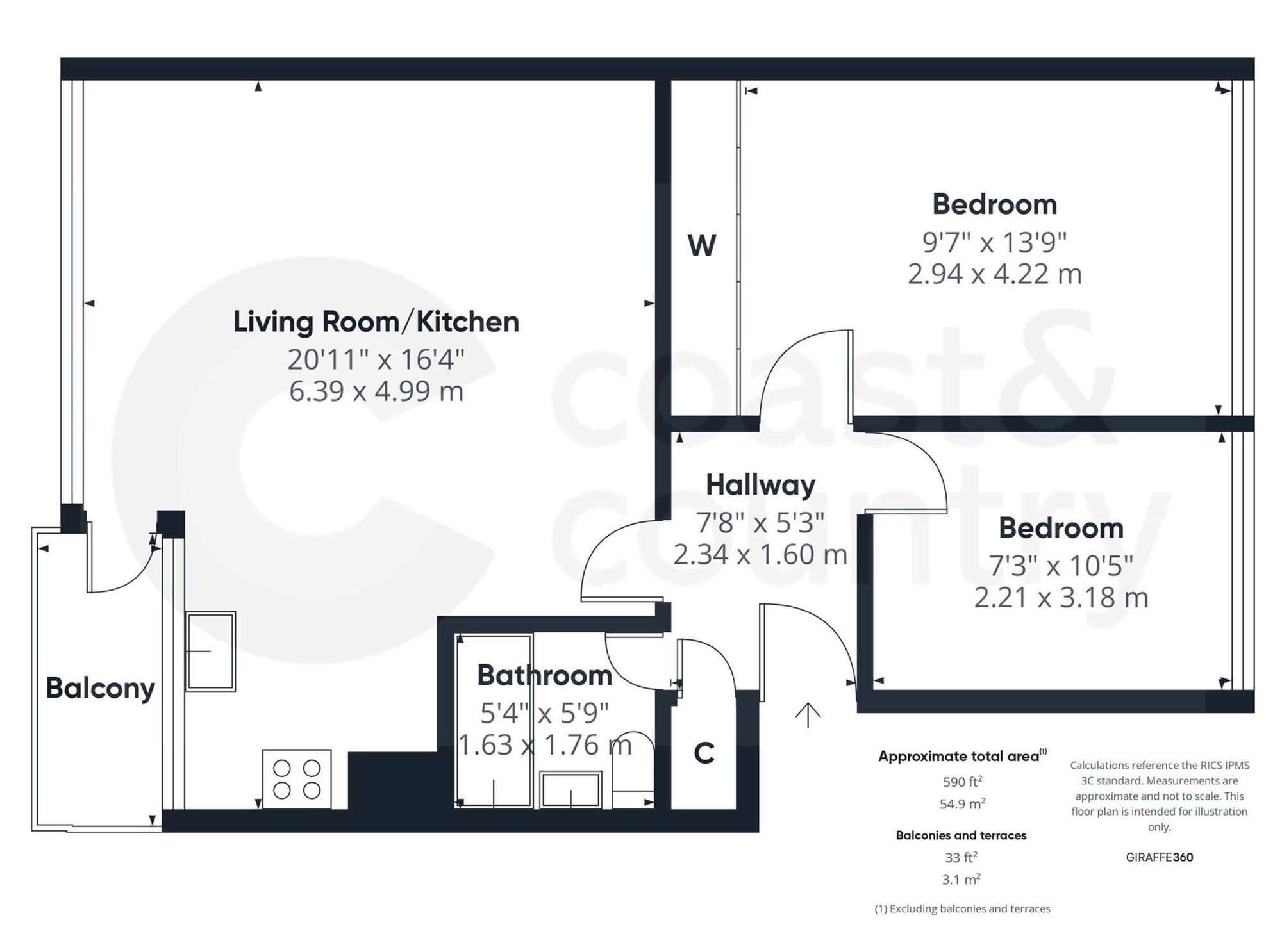 12 Oaklawn Court Barton Road, Torquay floorplan