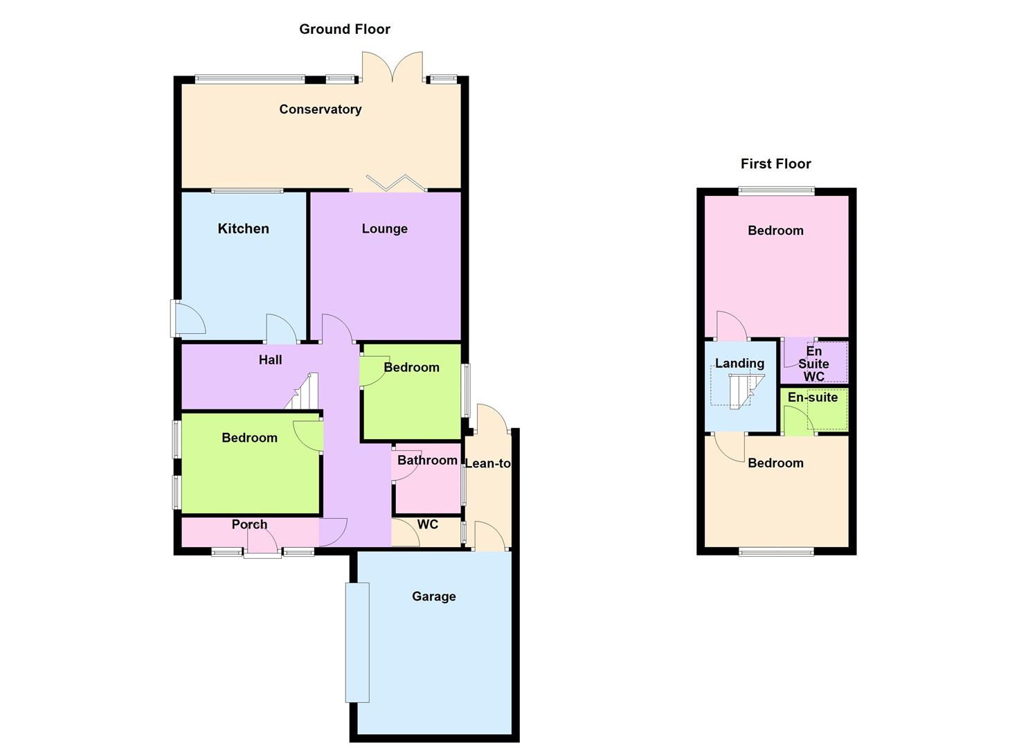 334a, Rugby Road, Hinckley floorplan