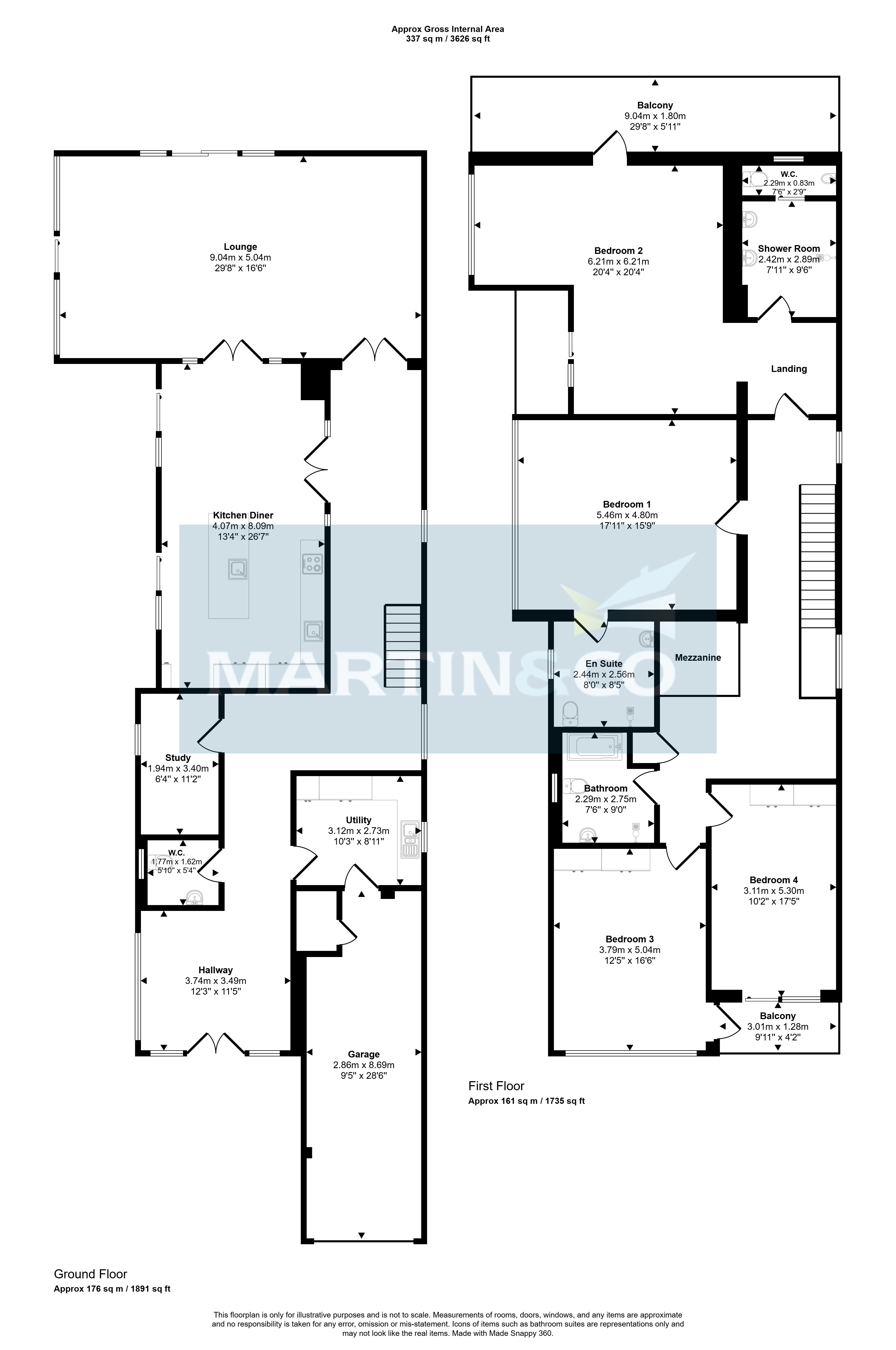 3, Gardens Road, Poole floorplan