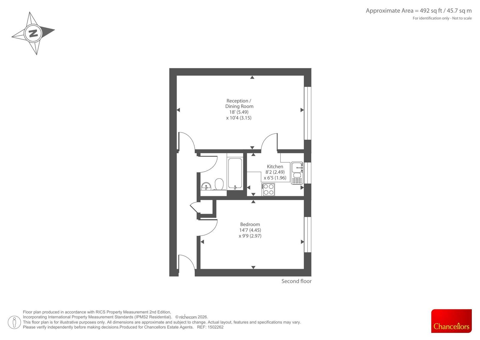 Flat 18 Arden Grange,, Avenue Road, London floorplan