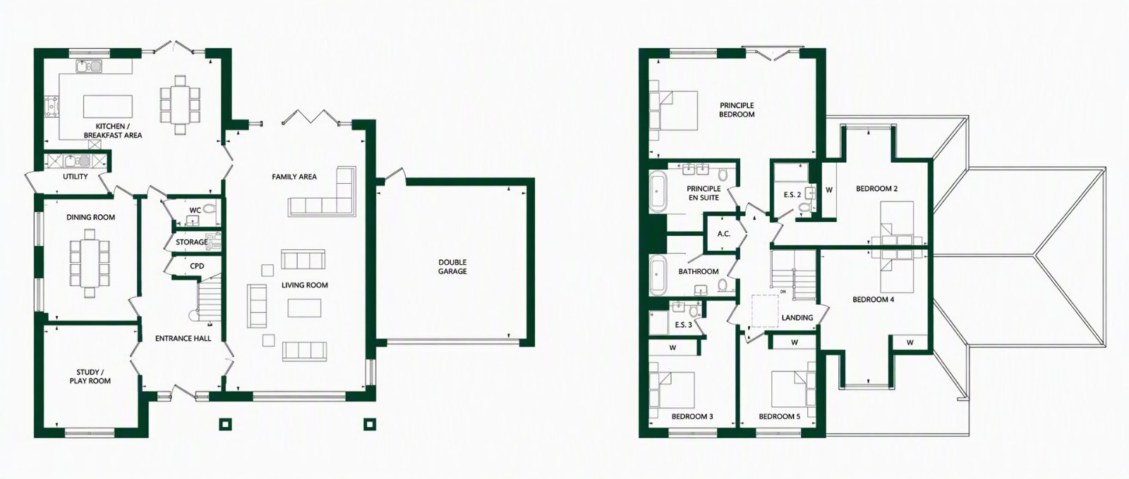 The Sherwoods, Brentwood floorplan