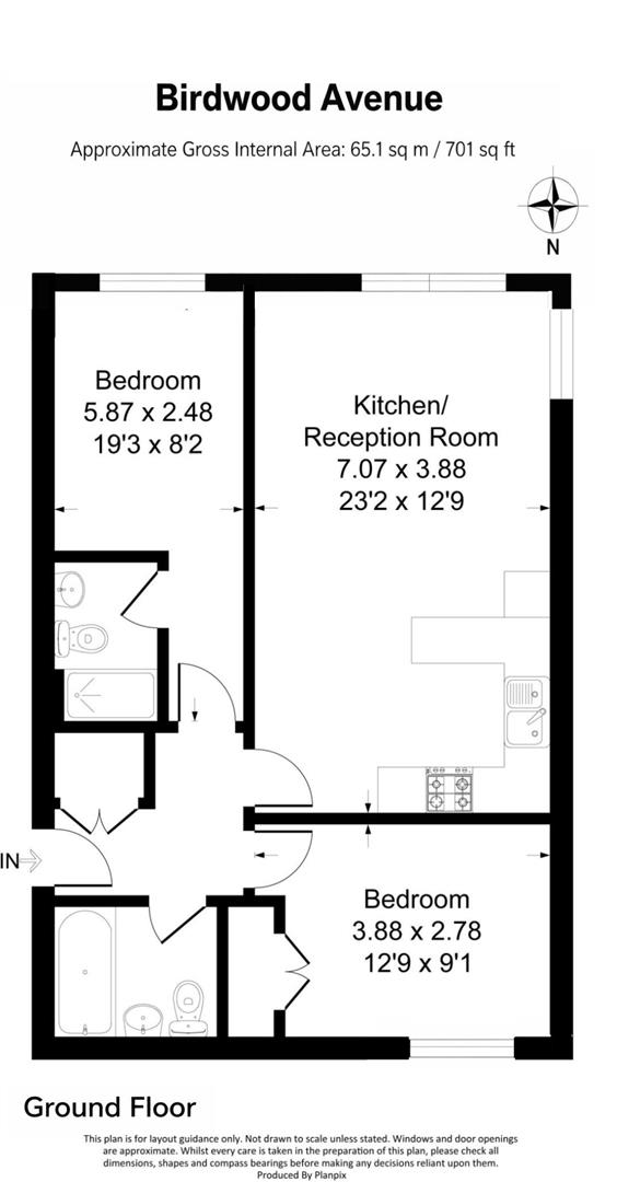36, Birdwood Avenue, Dartford floorplan