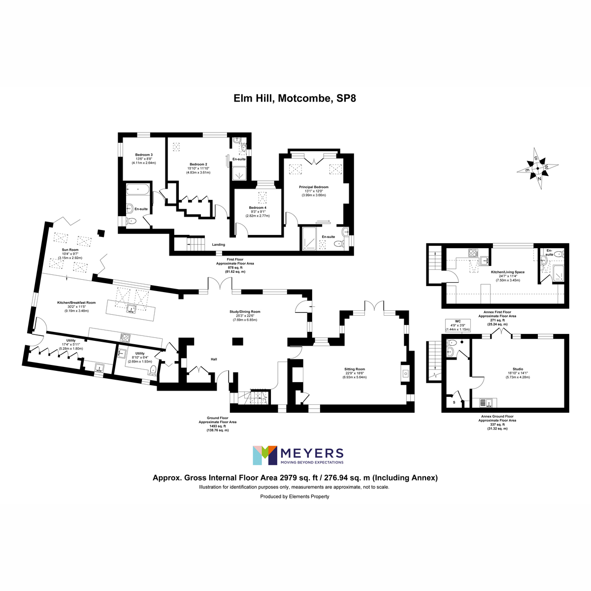The Little Elms, Elm Hill, Shaftesbury floorplan