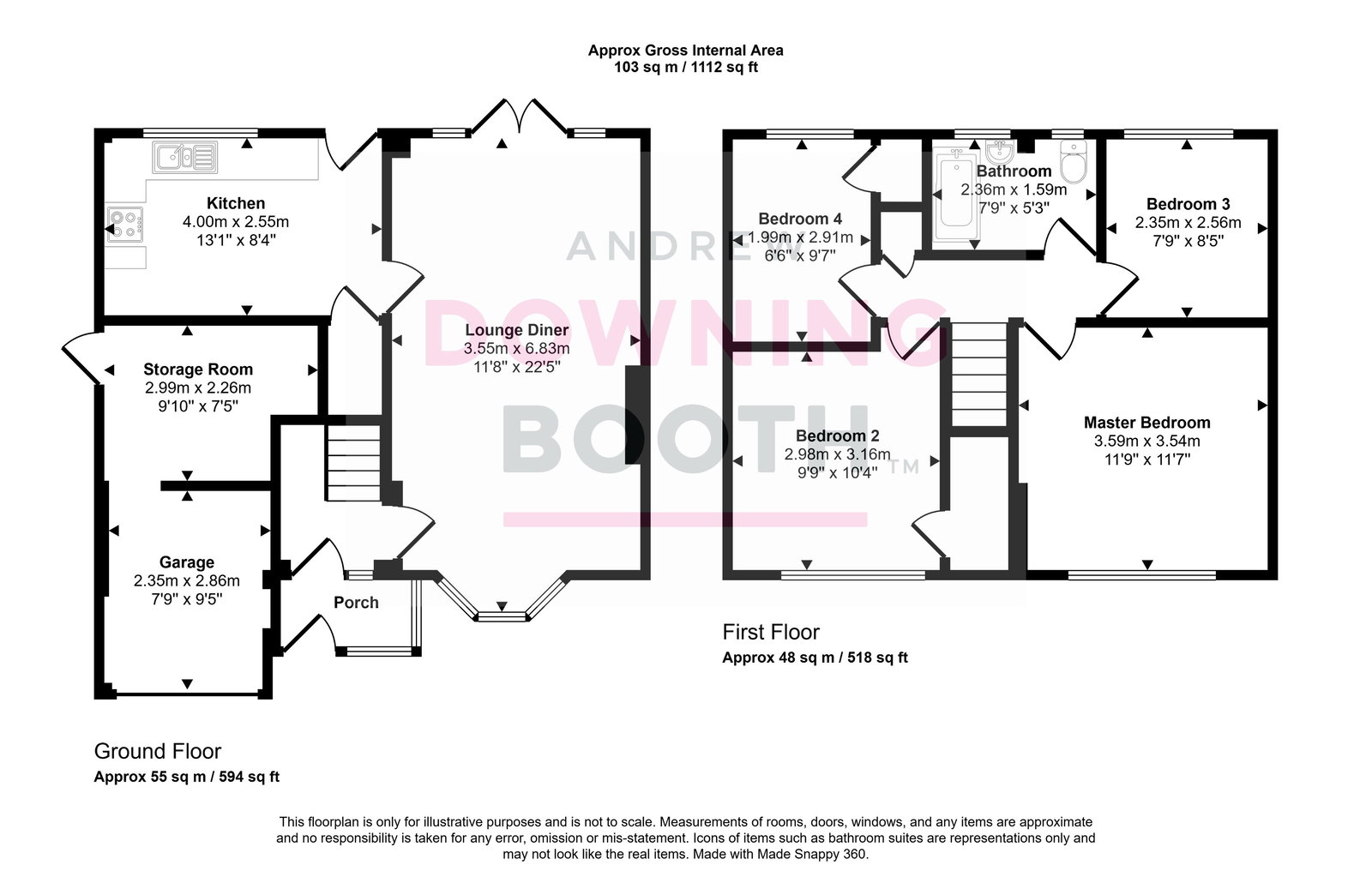 36, Hillside Drive, Stafford floorplan