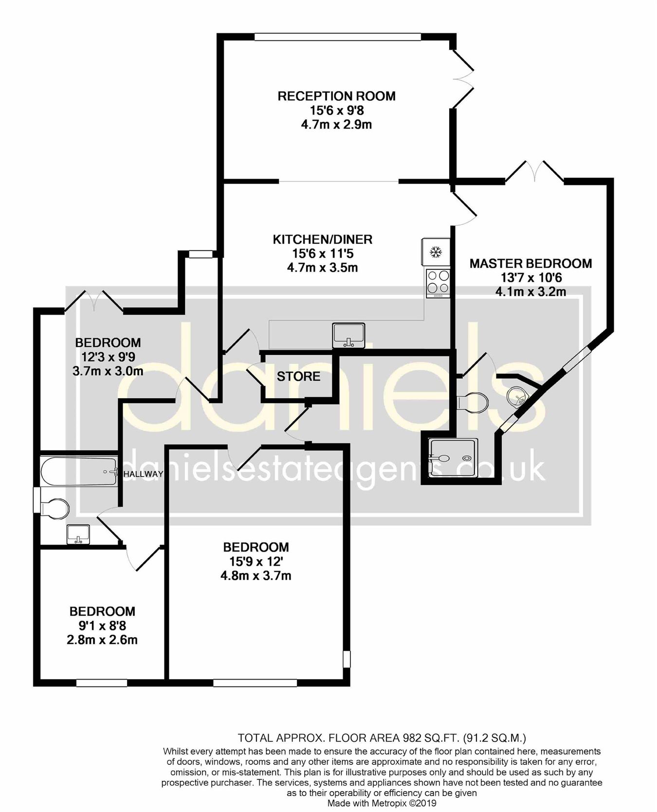 Ground Floor Flat, 9, Hayland Close, Kingsbury floorplan