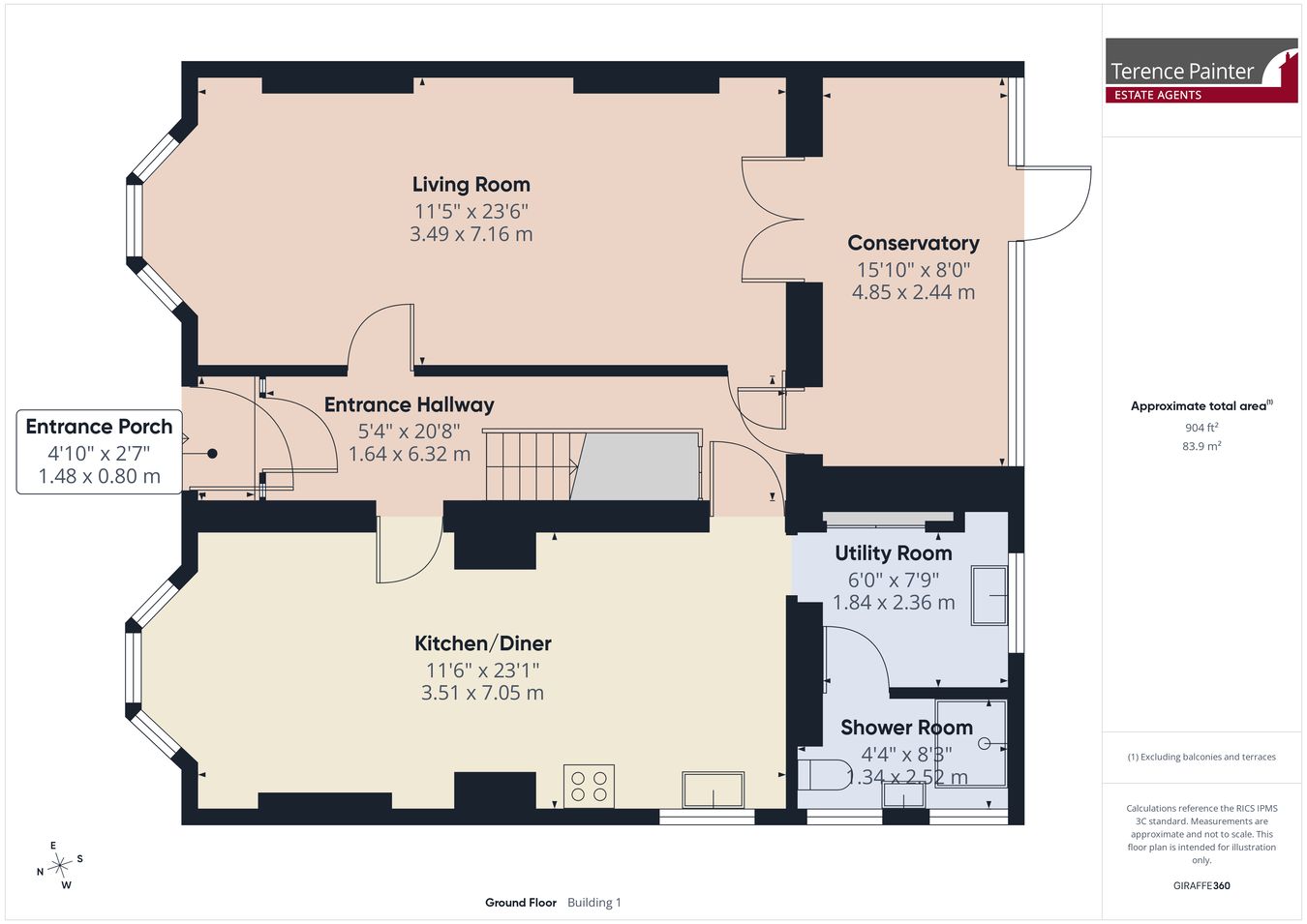 13, Percy Road, Broadstairs floorplan