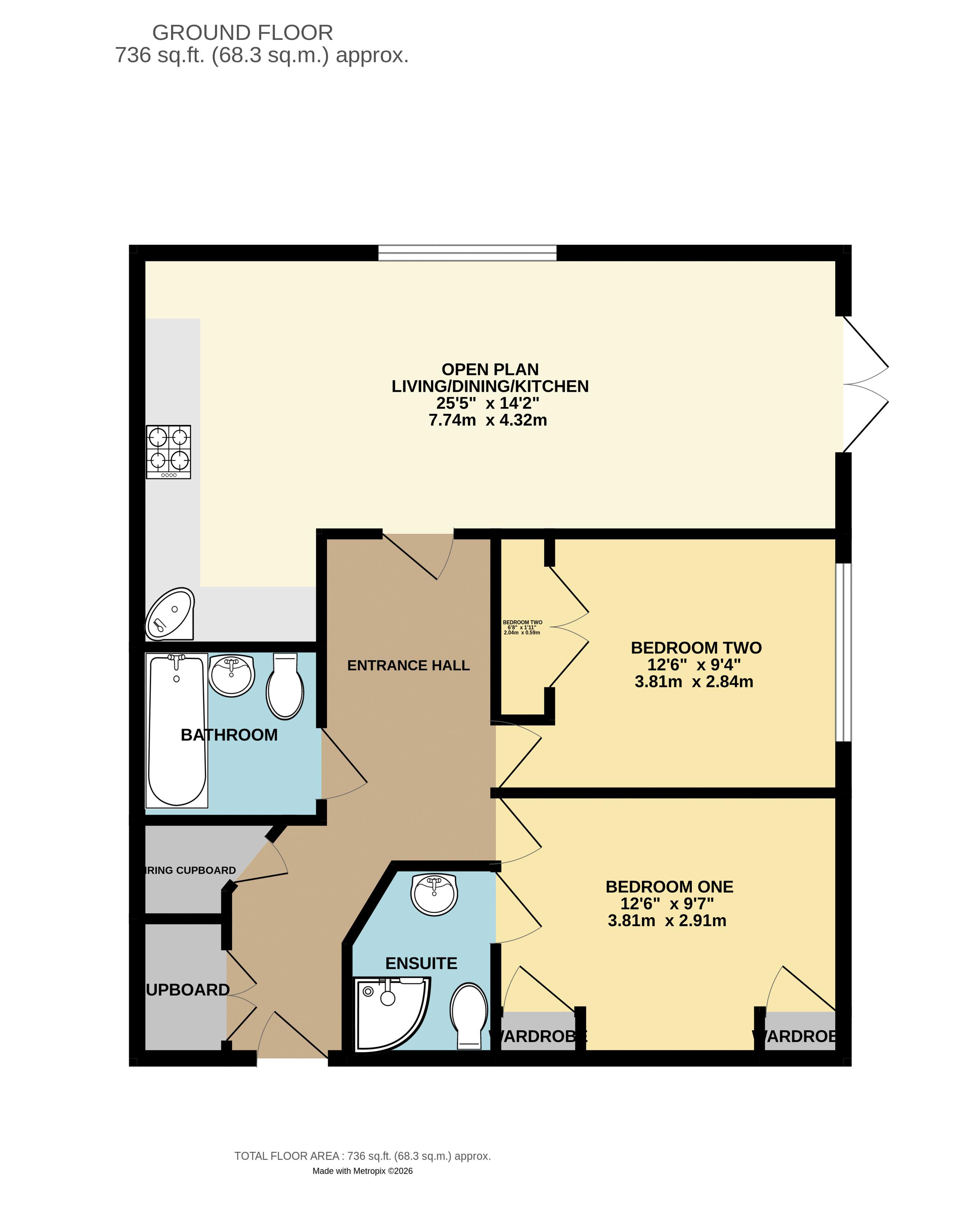 96A, Grantley Gardens, Plymouth floorplan