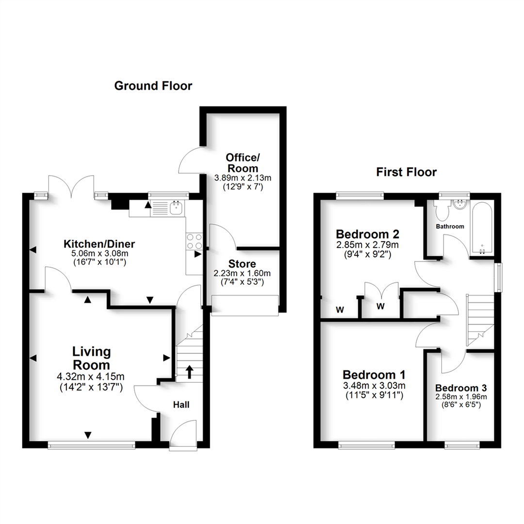 31, Elm Drive, Deanshanger floorplan