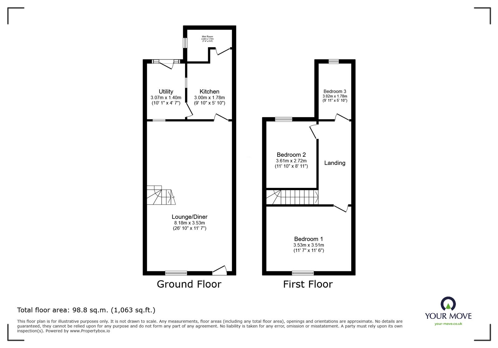 40, Margaret Street, Leicestershire floorplan