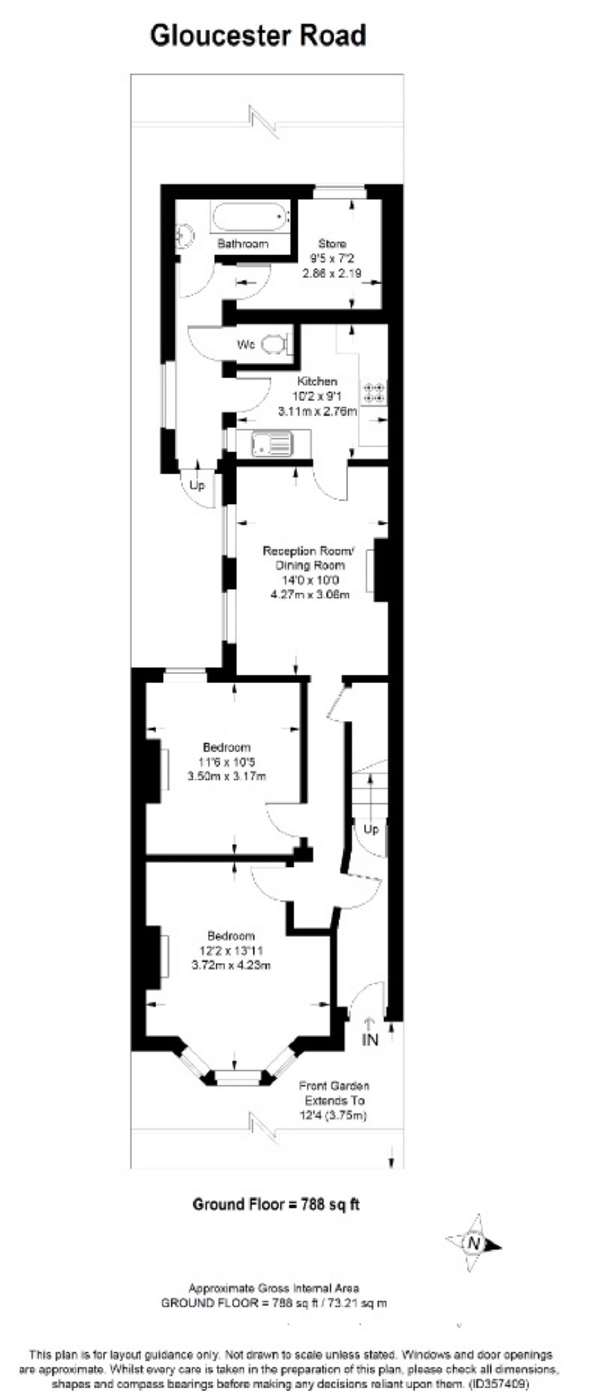 2 Bedrooms Flat for sale in Kitchener Road, London N17