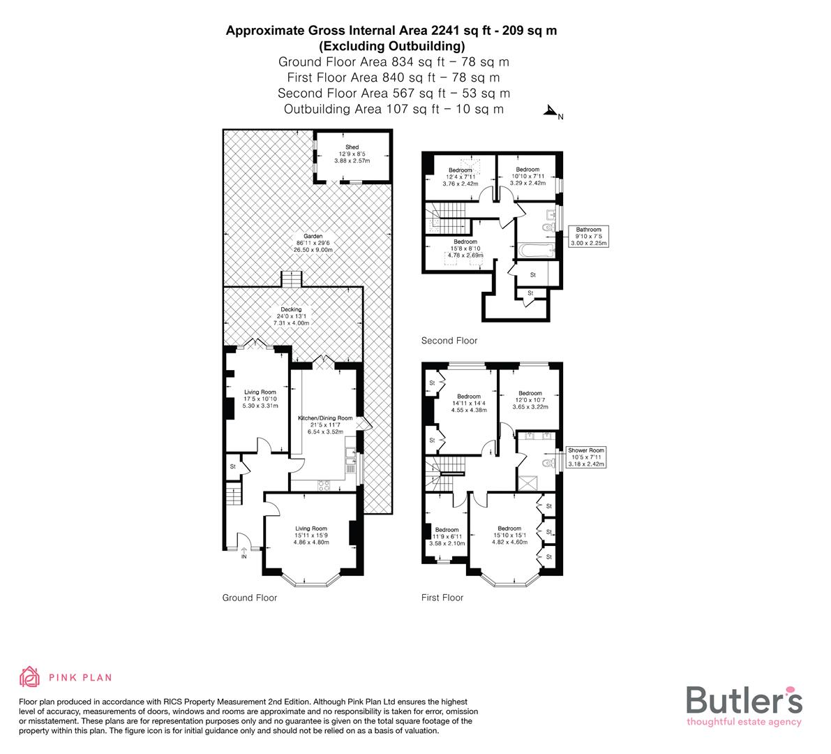 21, Rosebery Road, Sutton floorplan