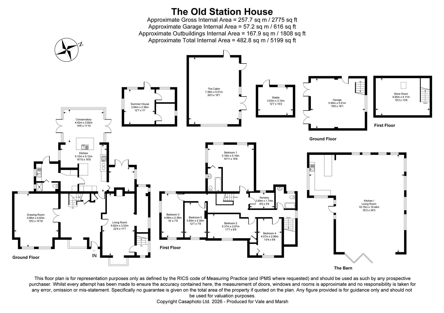 The Old Station House, Gill's Green, Hawkhurst floorplan