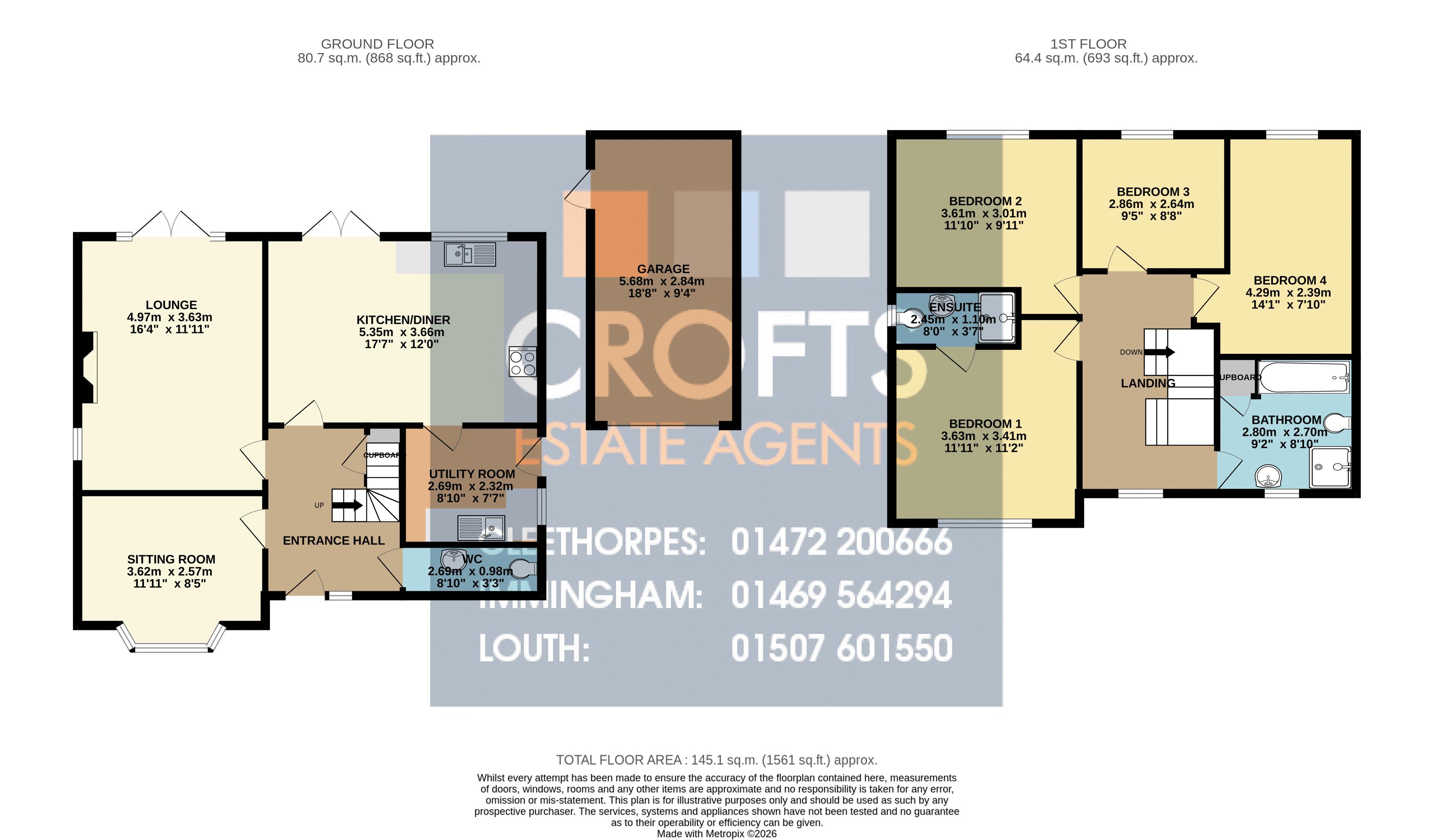 35, Woolpack Meadows, North Somercotes floorplan