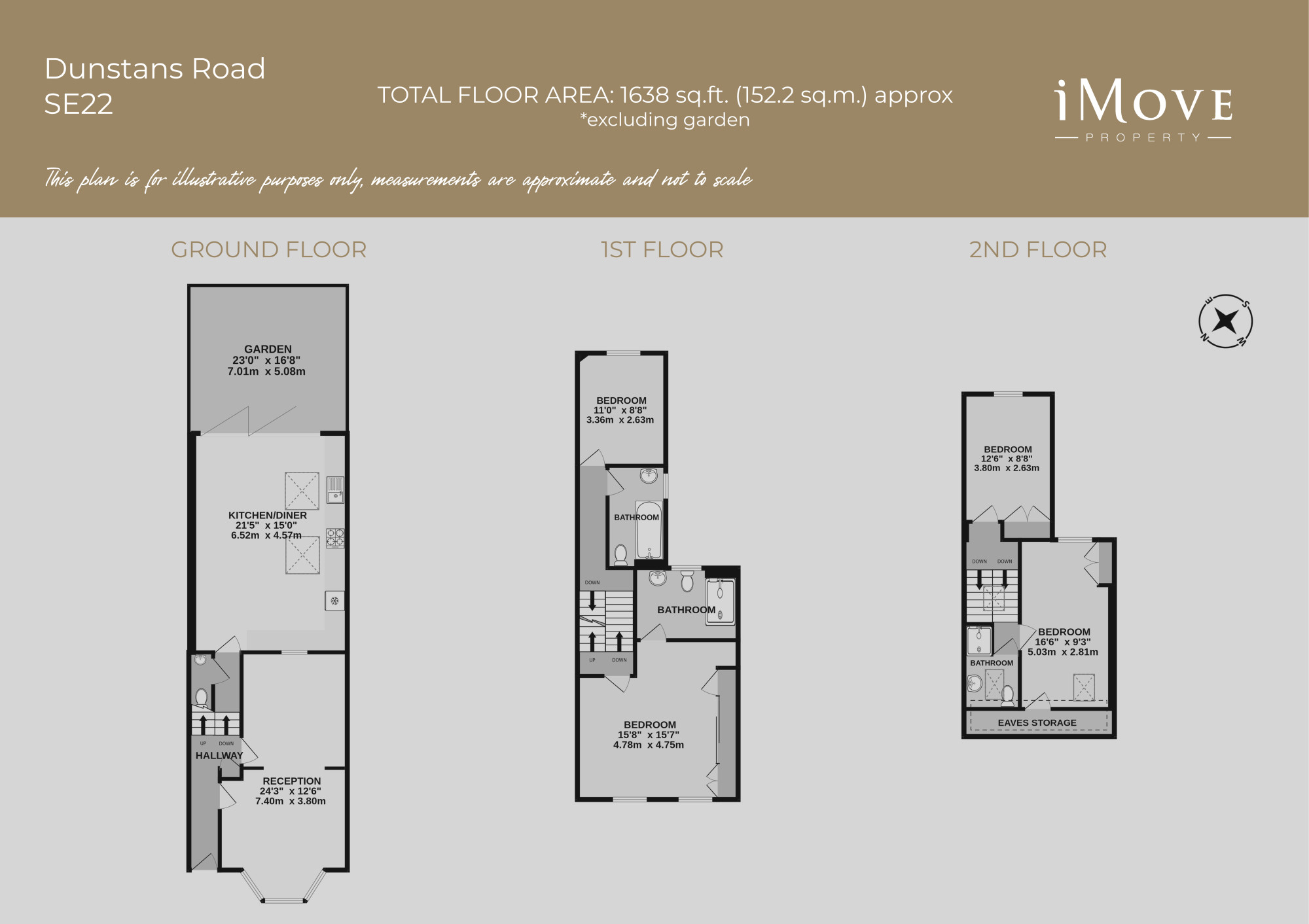 Dunstans Road, London floorplan