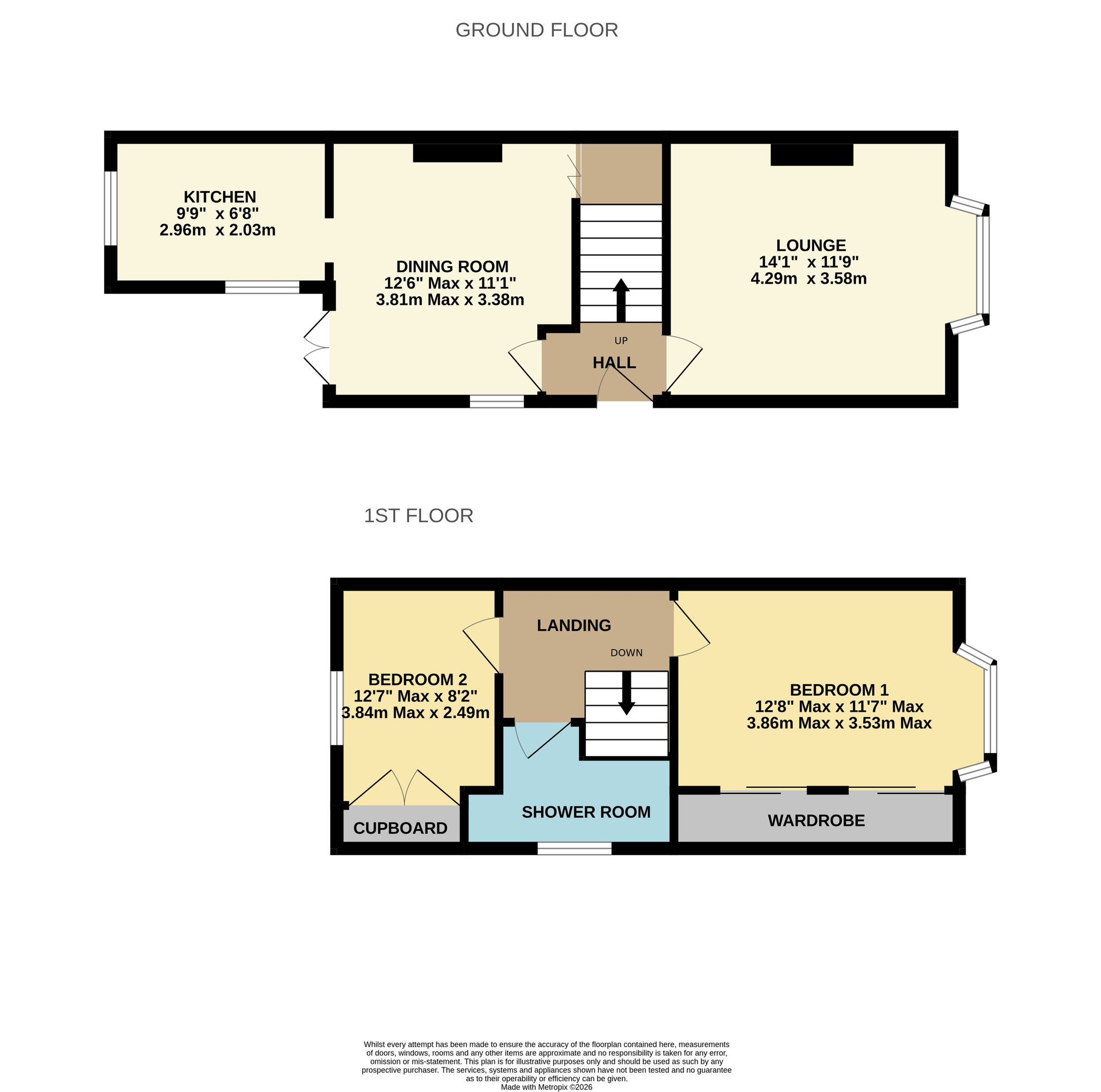 1 Fern Road, Southampton floorplan