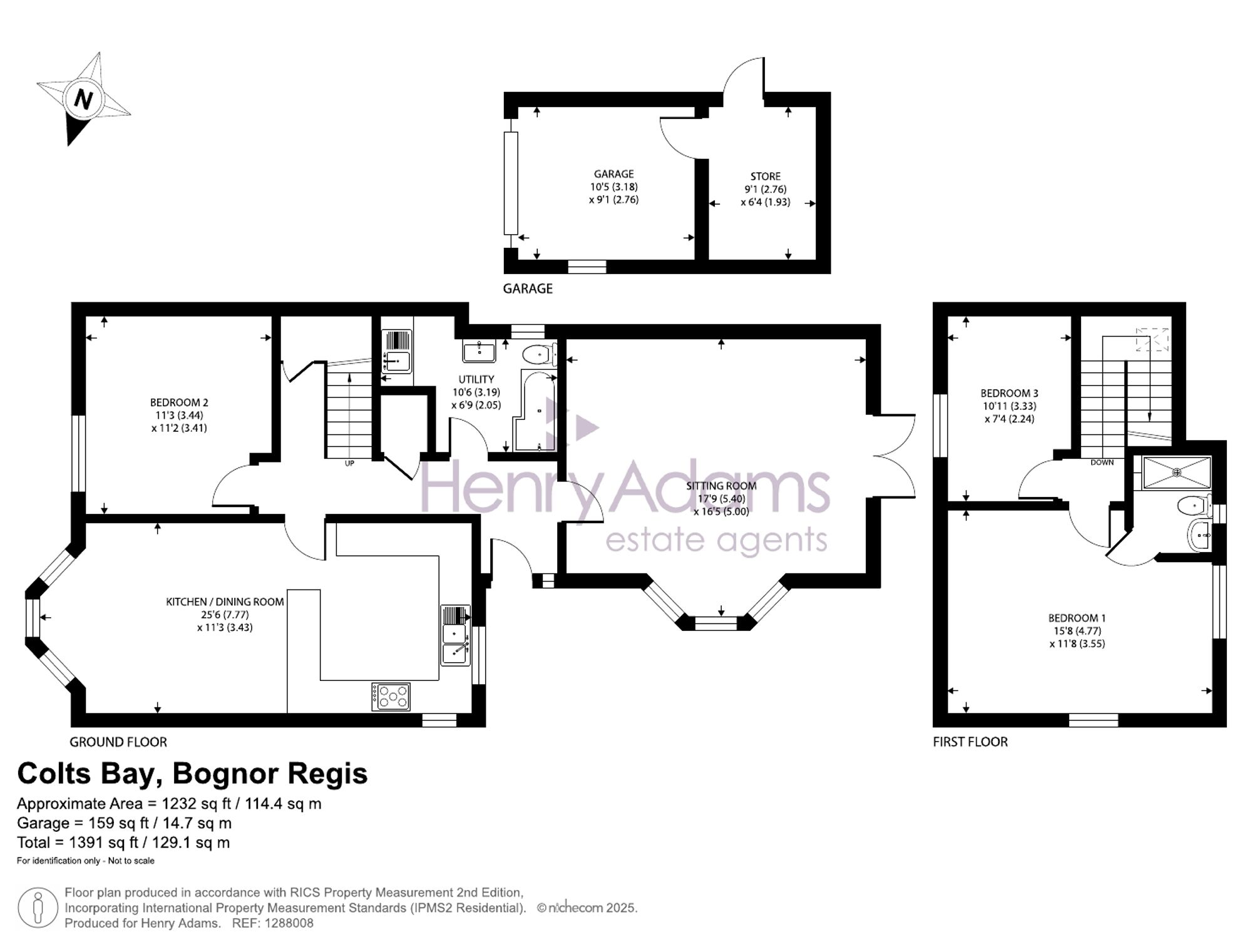 Fair Lawn, 3 Colts Bay, Bognor Regis floorplan