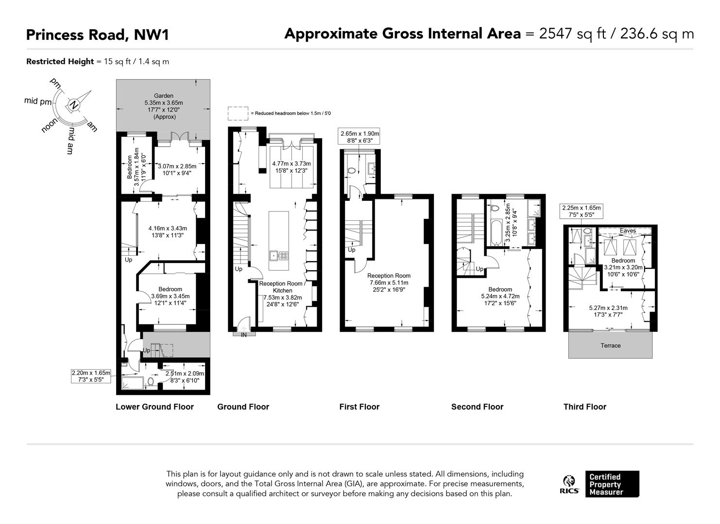39, Princess Road, London floorplan