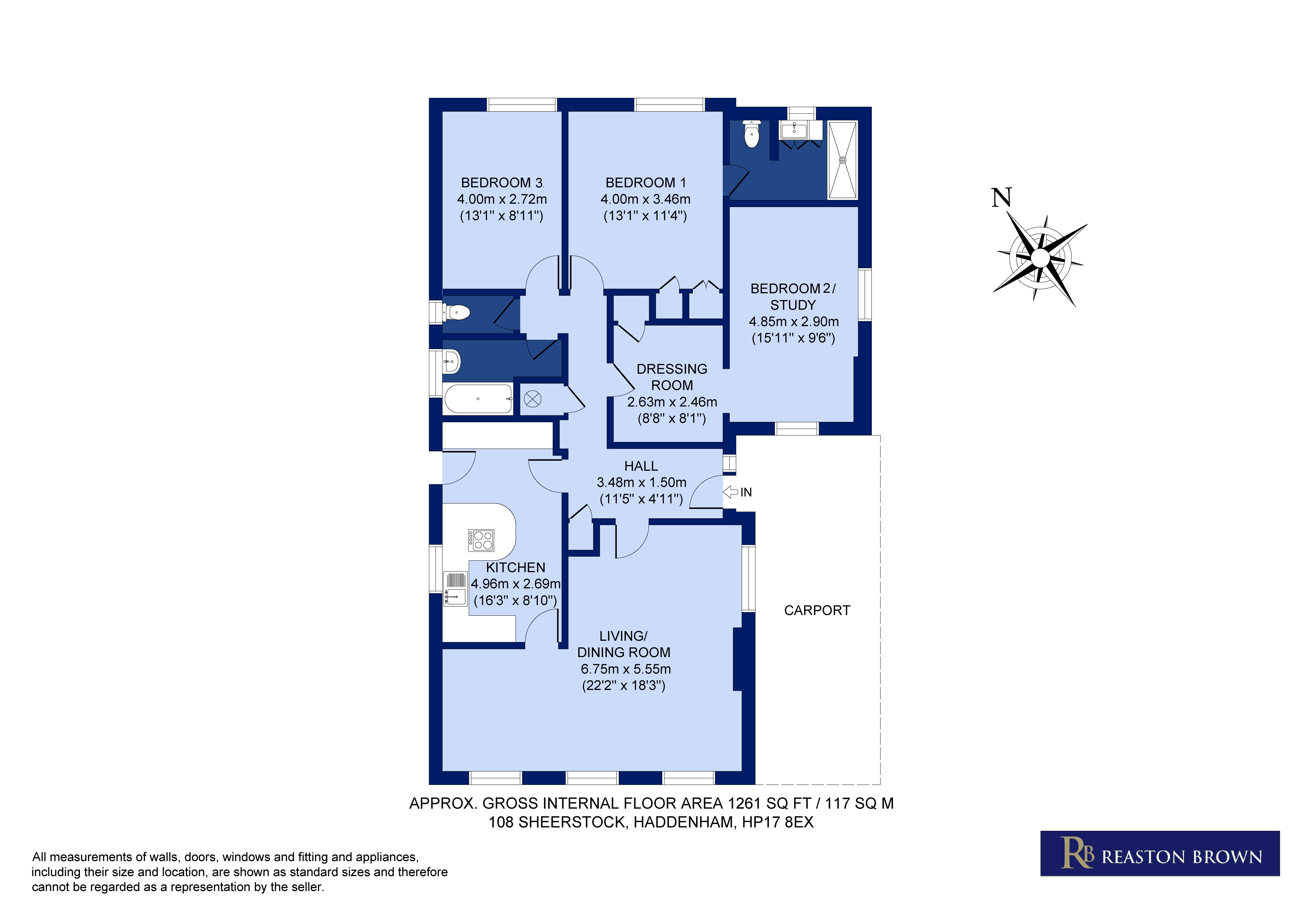 -, Sheerstock, Haddenham, Buckinghamshire, HP17 floorplan