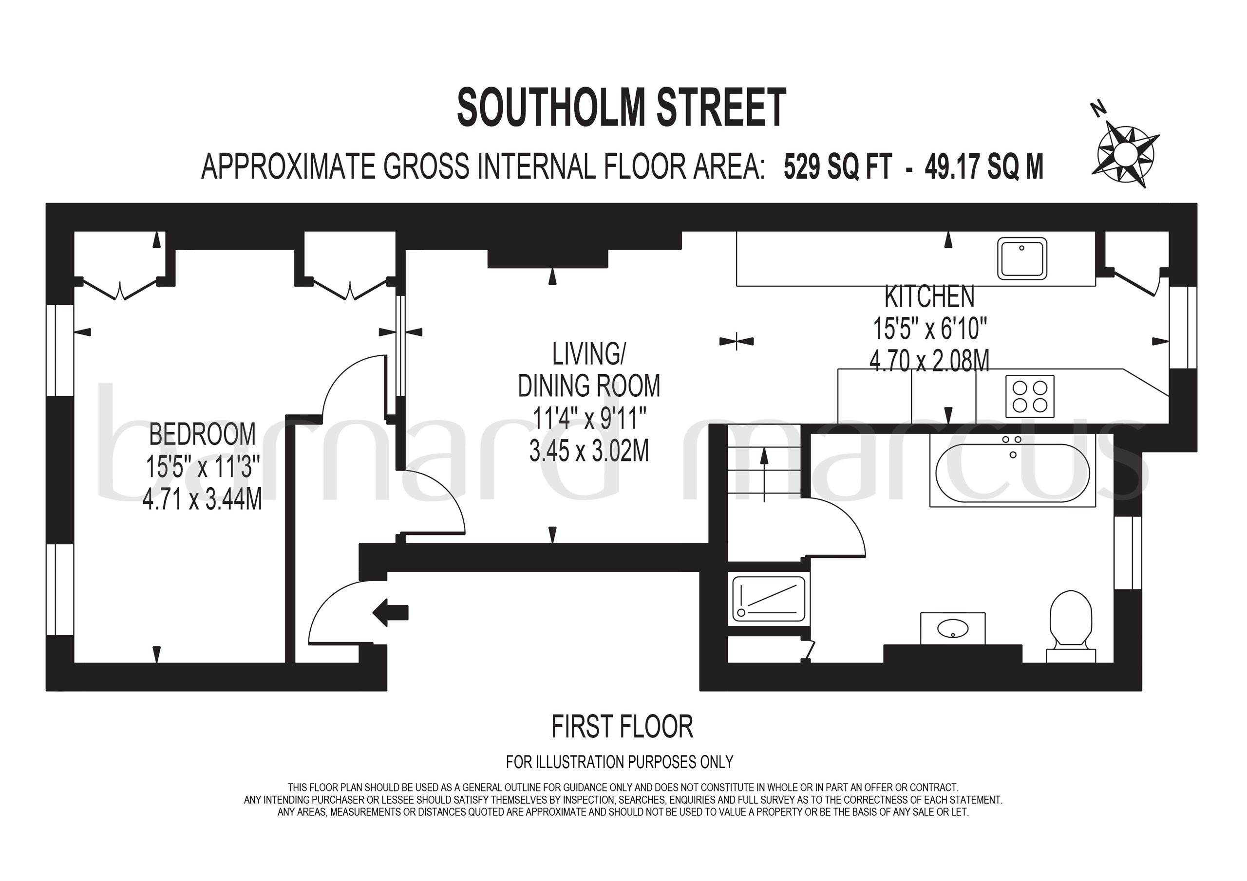 Southolm Street, London floorplan