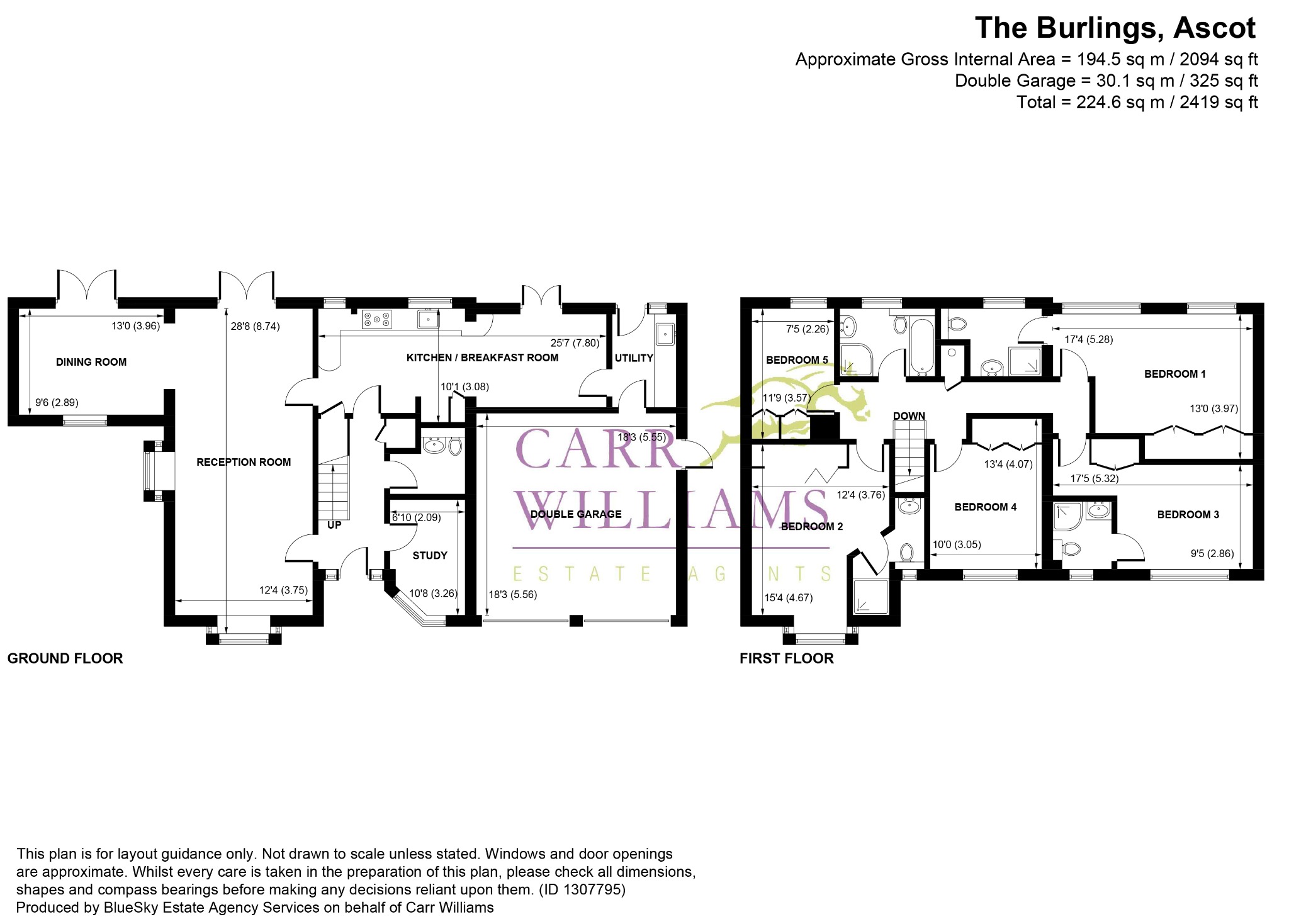 24 The Burlings, Ascot floorplan