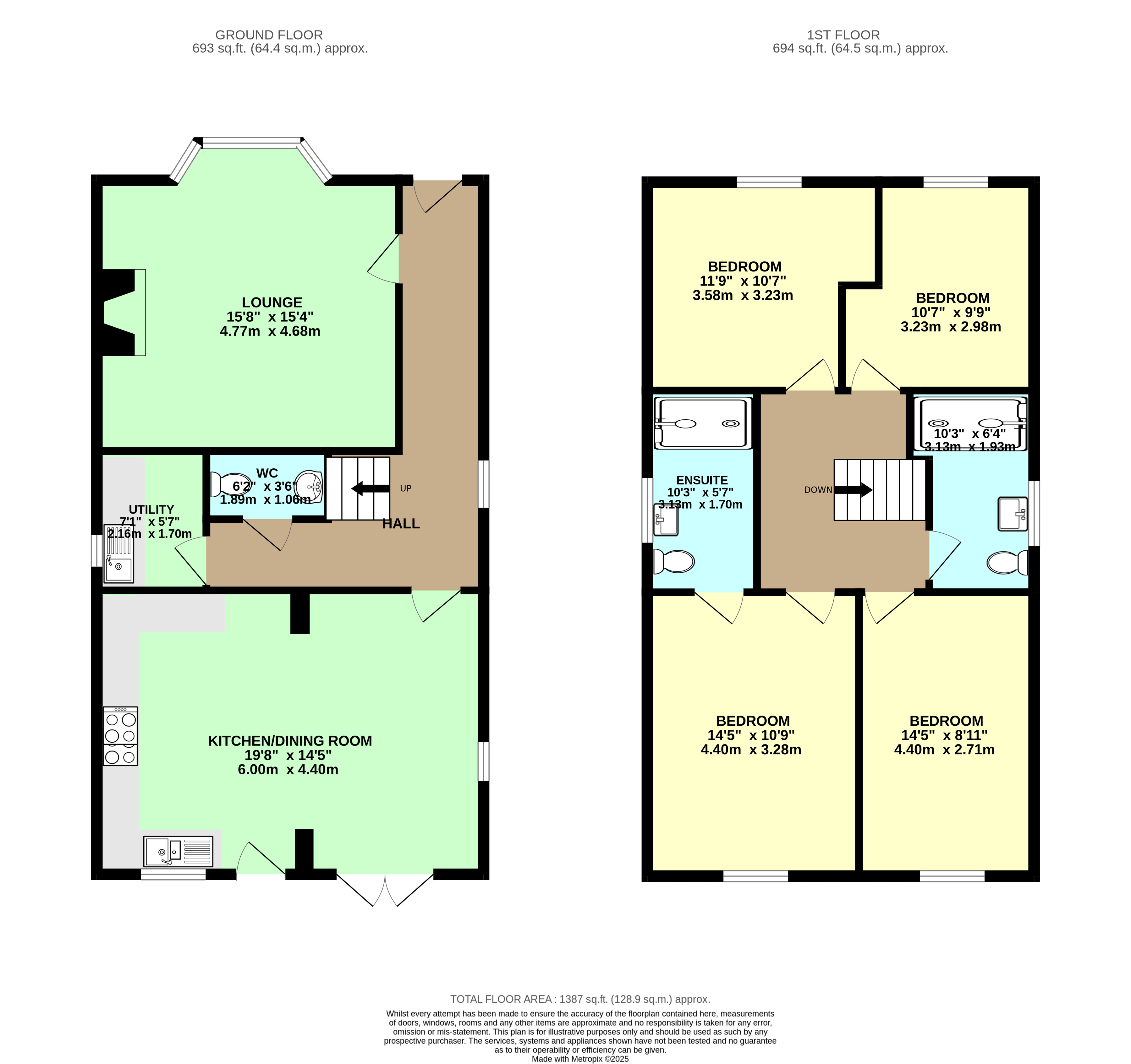 Alder Cottage, Main Street, York floorplan
