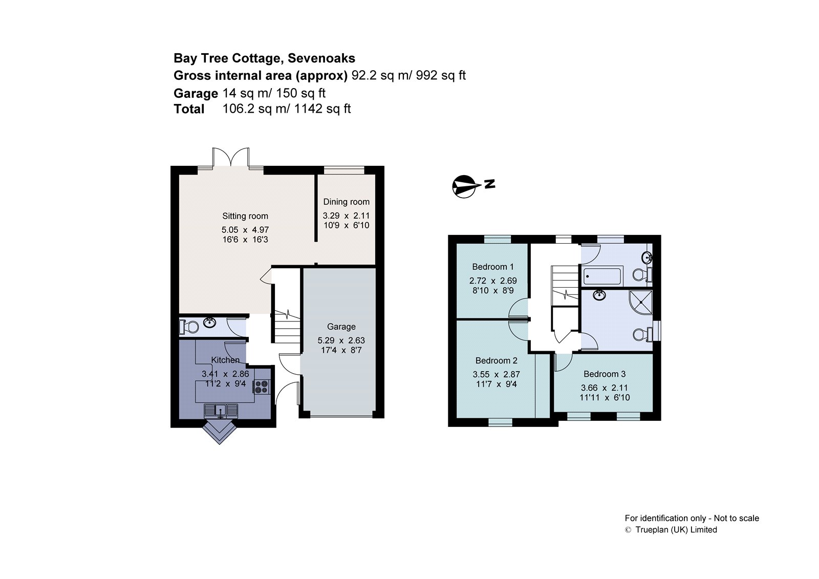 Hartslands Road, Sevenoaks, Kent TN13, 3 bedroom semidetached house