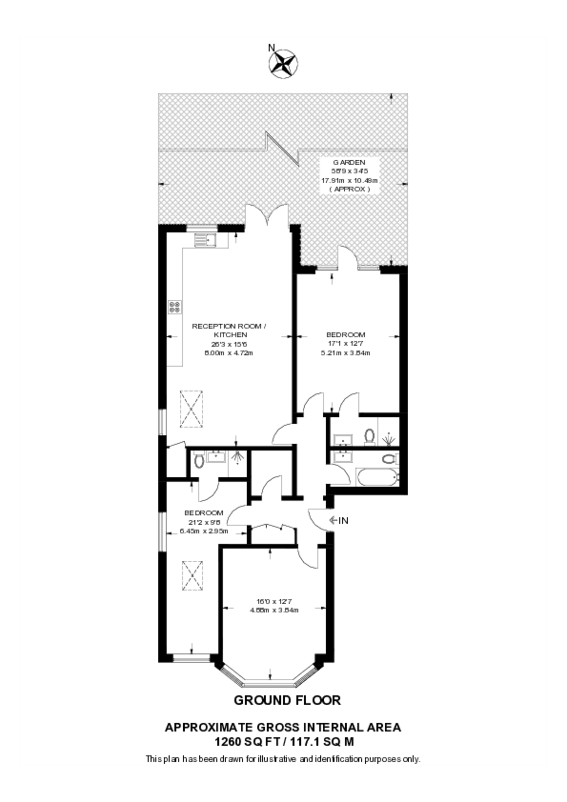 Anson Road, Willesden Green floorplan